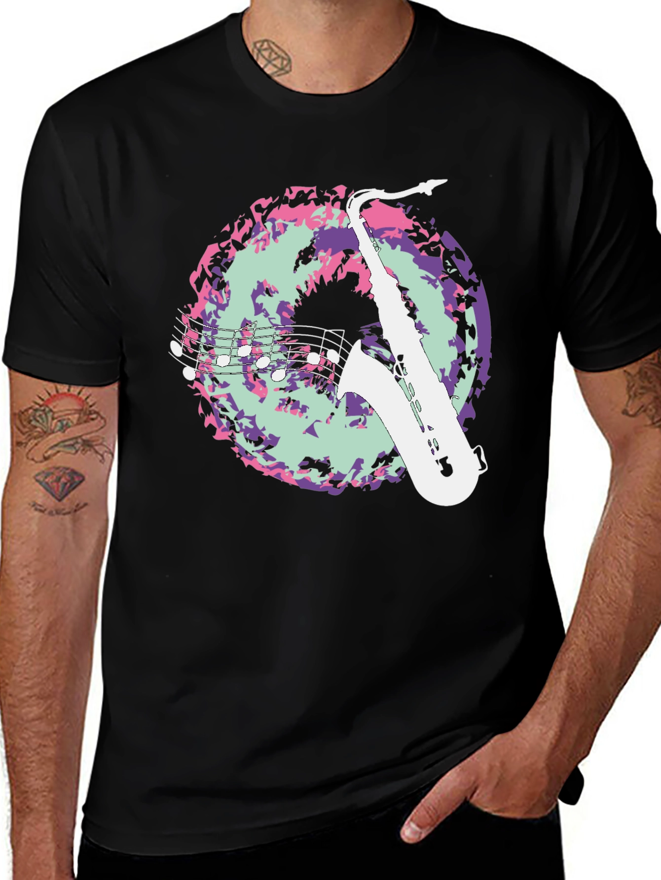 Cool Saxophone Music T-Shirt