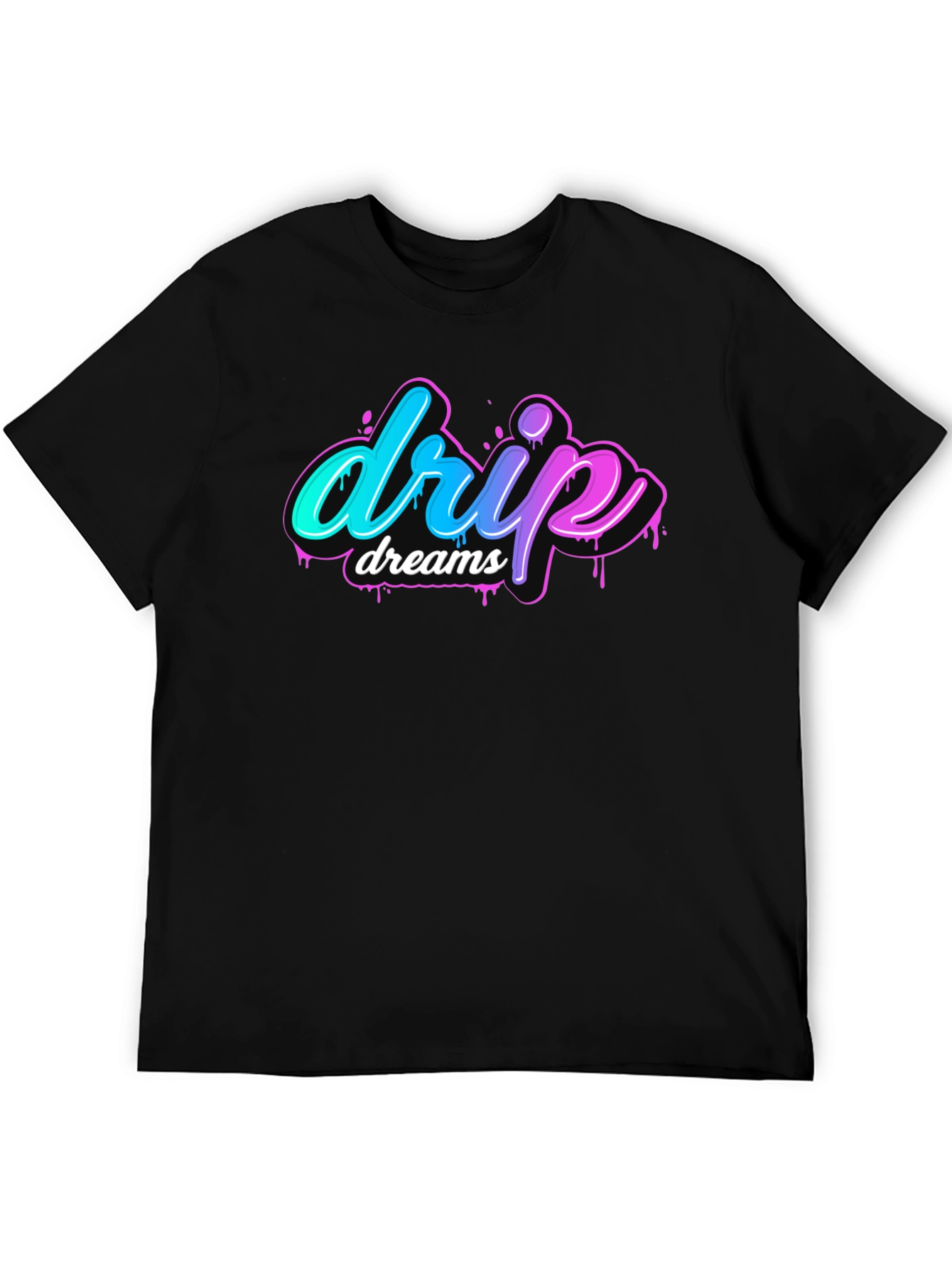 Drip Dreams Black Tee