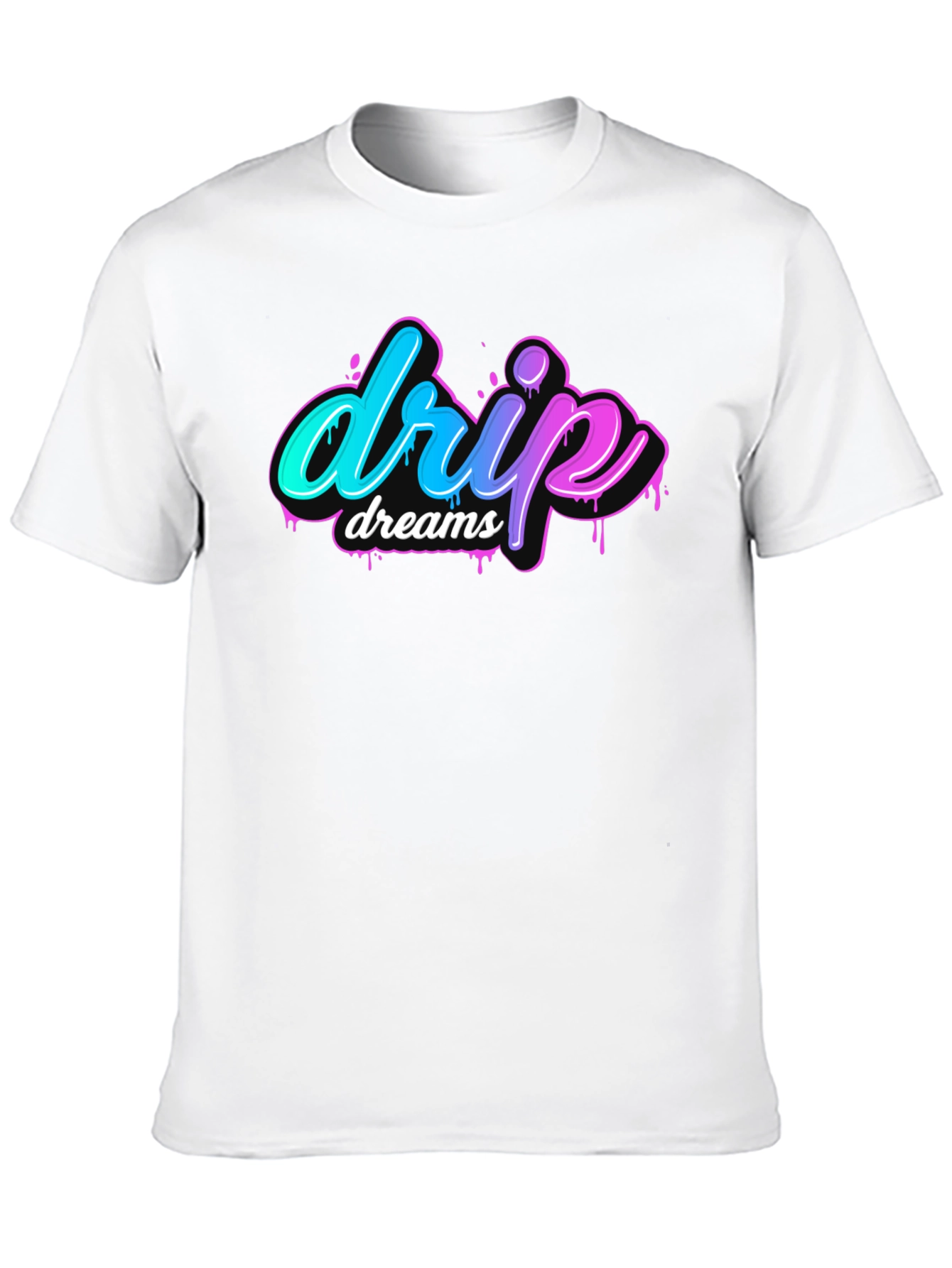 Drip Dreams Black Tee