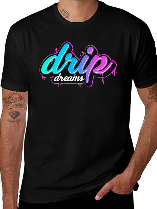 Drip Dreams Black Tee