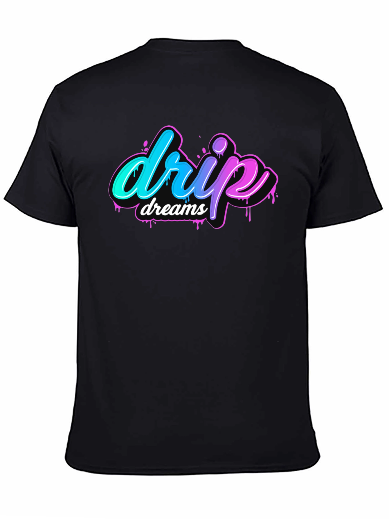 Drip Dreams Black Tee