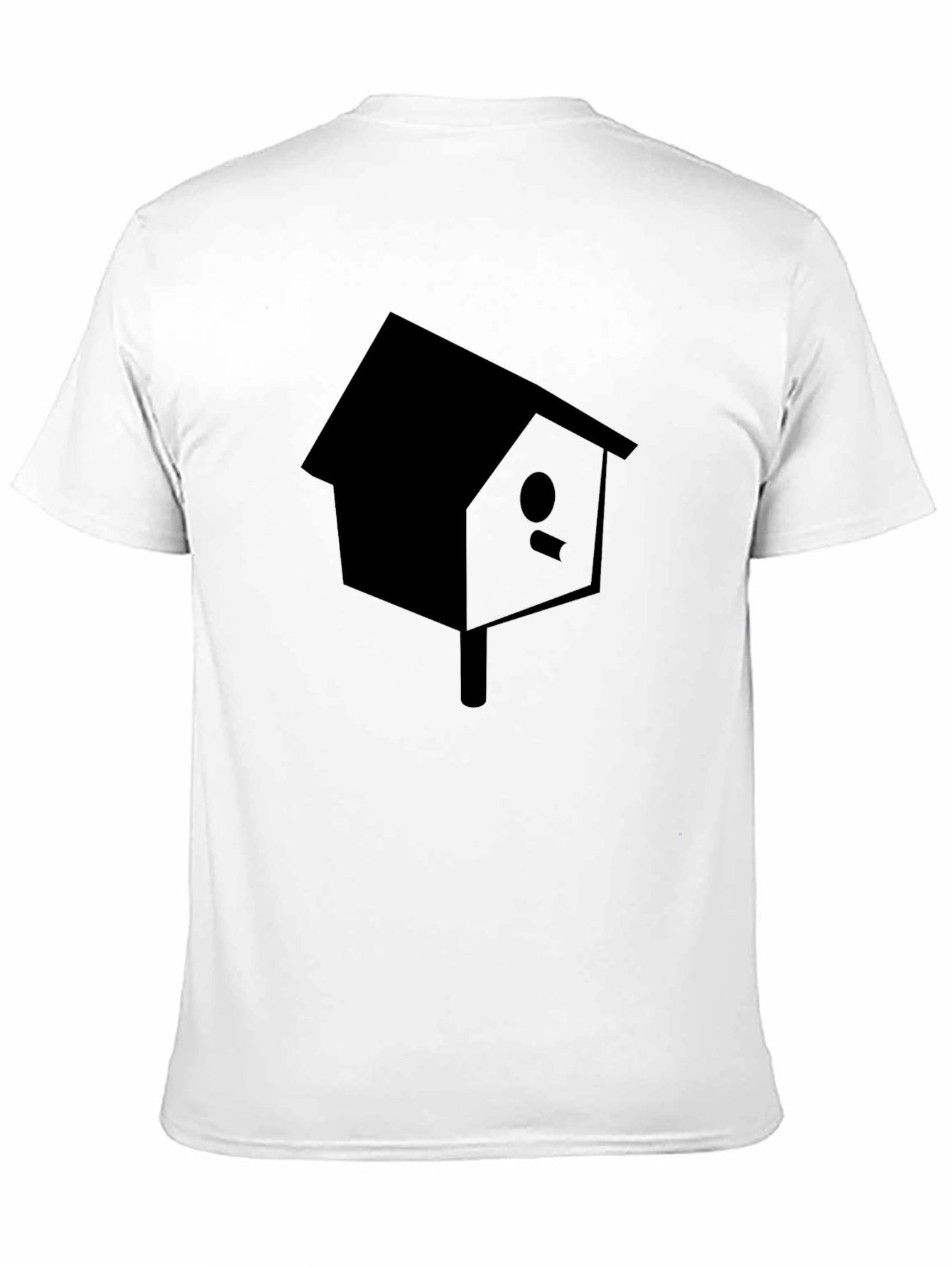 Birdhouse Graphic Tee - Black Cotton Casual T-Shirt