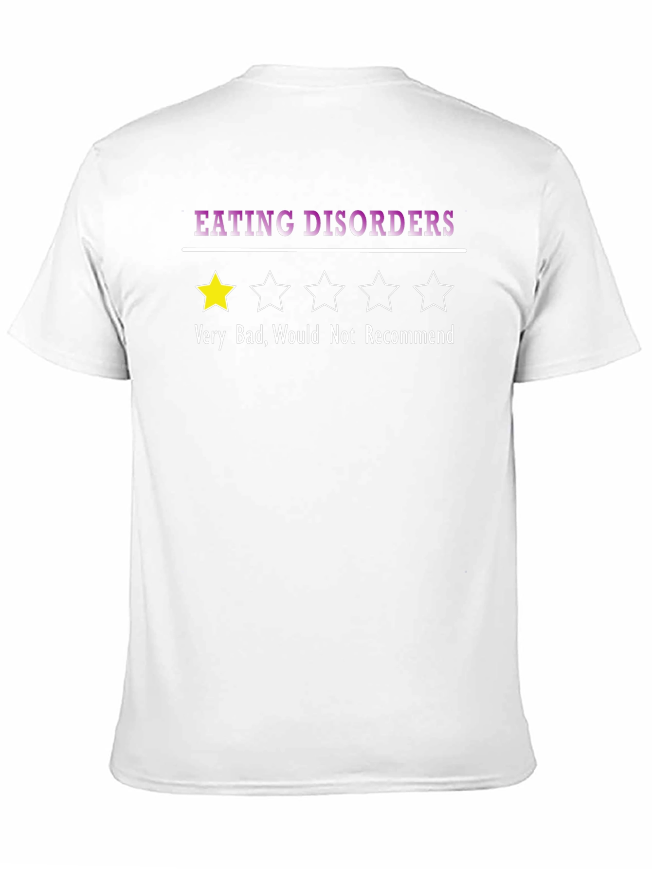 Eating Disorders One-Star Graphic T-Shirt