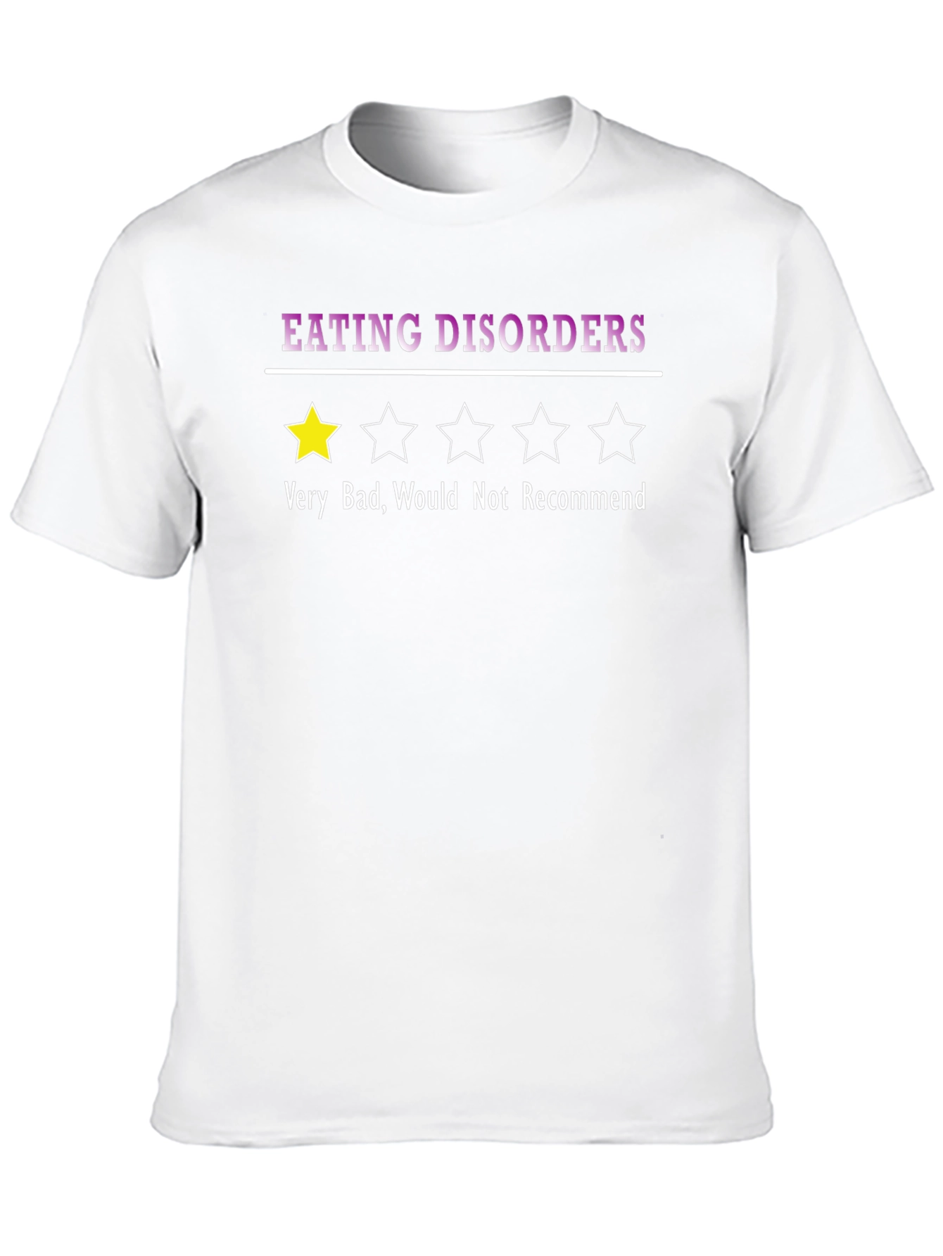 Eating Disorders One-Star Graphic T-Shirt