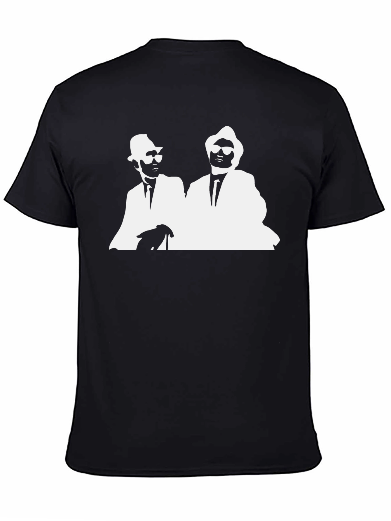 Cool Blues Brothers Graphic Black Tee