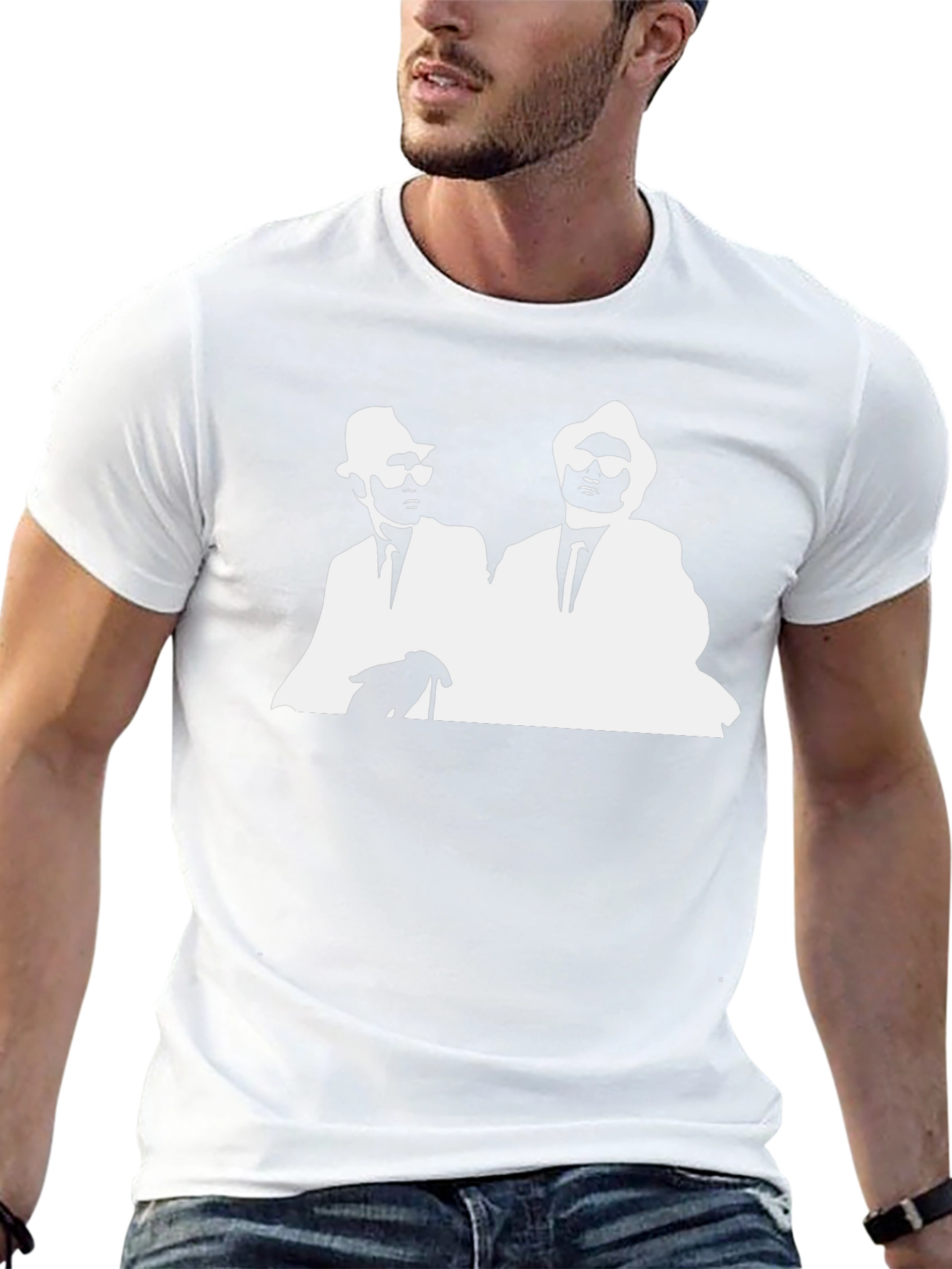 Cool Blues Brothers Graphic Black Tee
