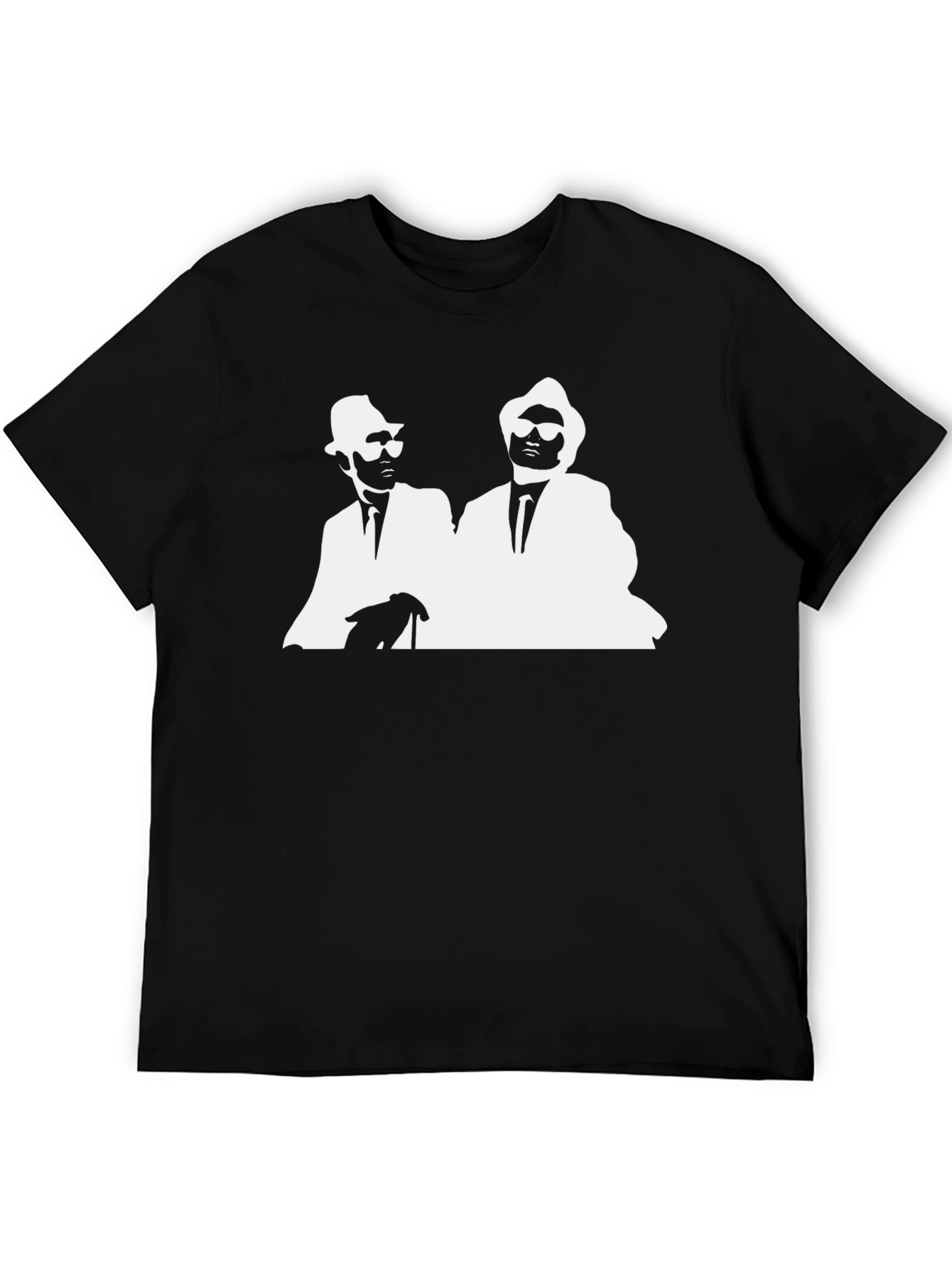 Cool Blues Brothers Graphic Black Tee
