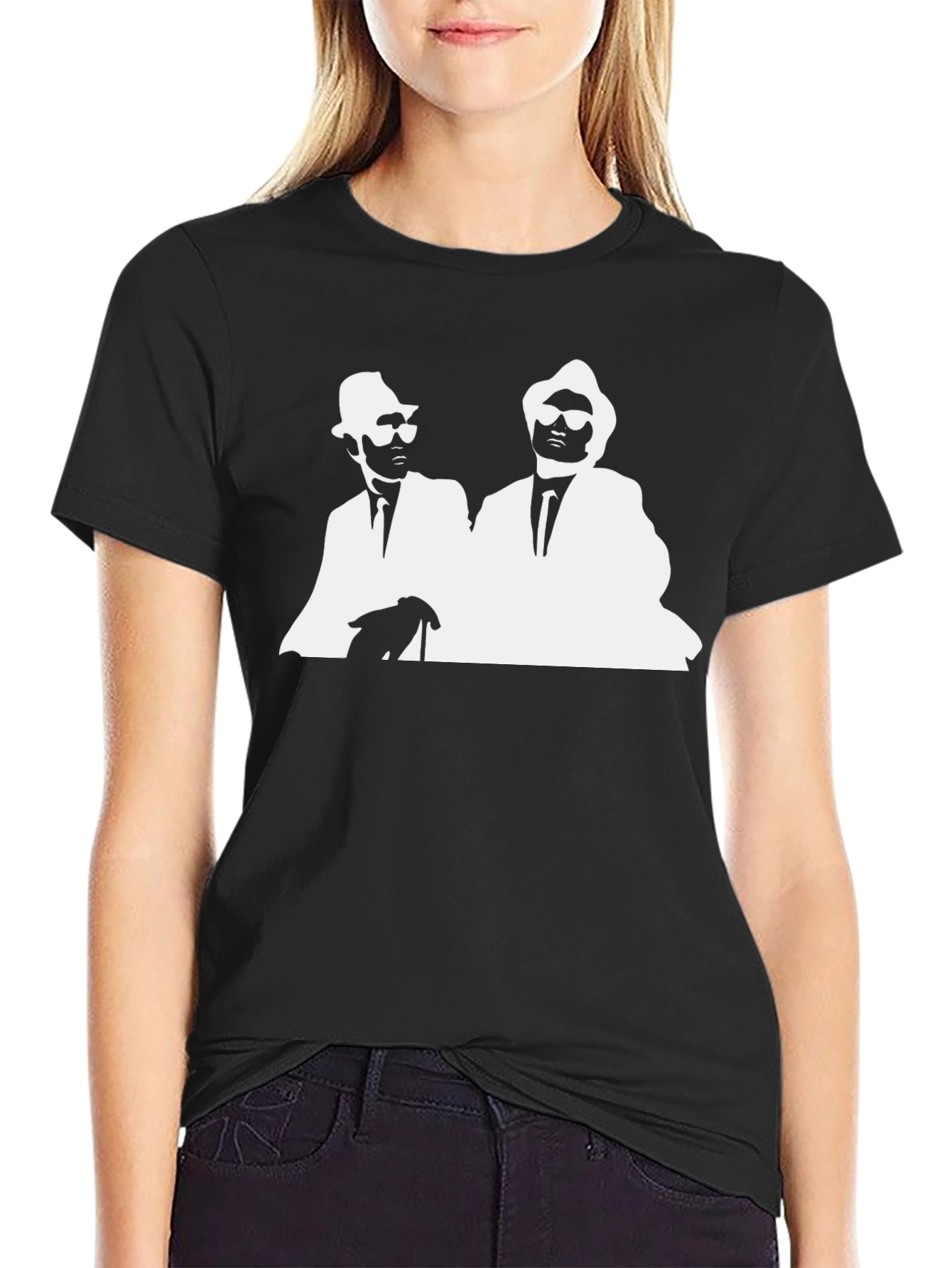 Cool Blues Brothers Graphic Black Tee