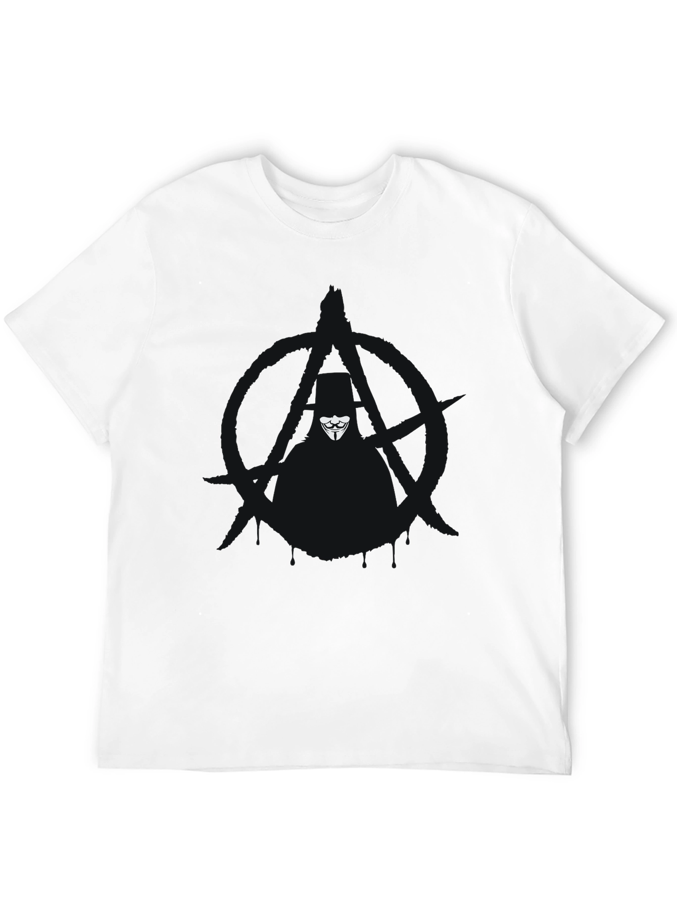 Black Anonymous Mask T-Shirt