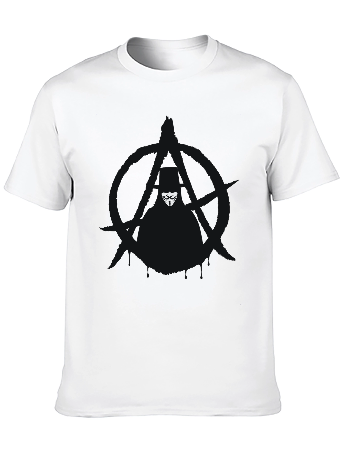 Black Anonymous Mask T-Shirt
