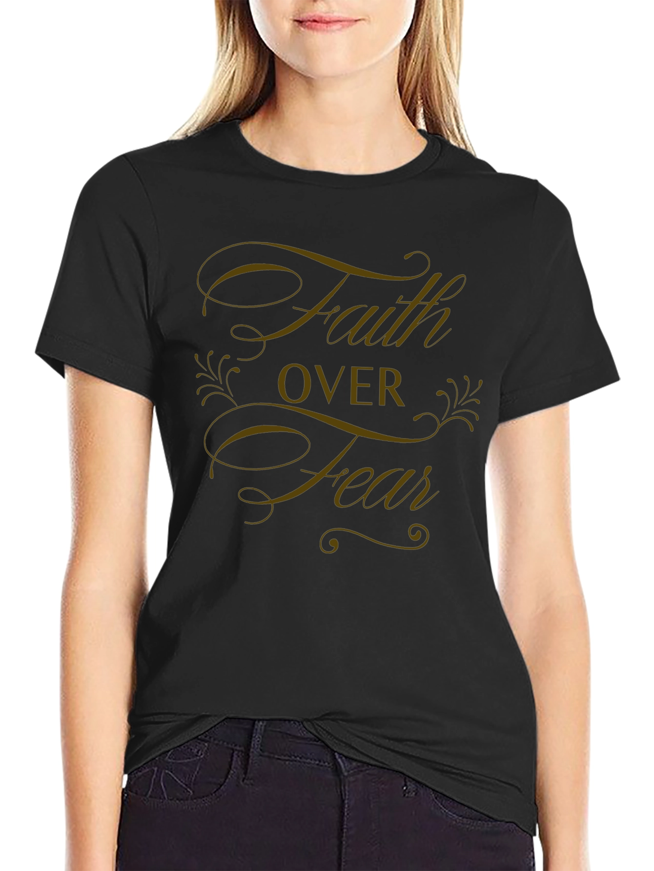 Faith Over Fear Graphic T-Shirt