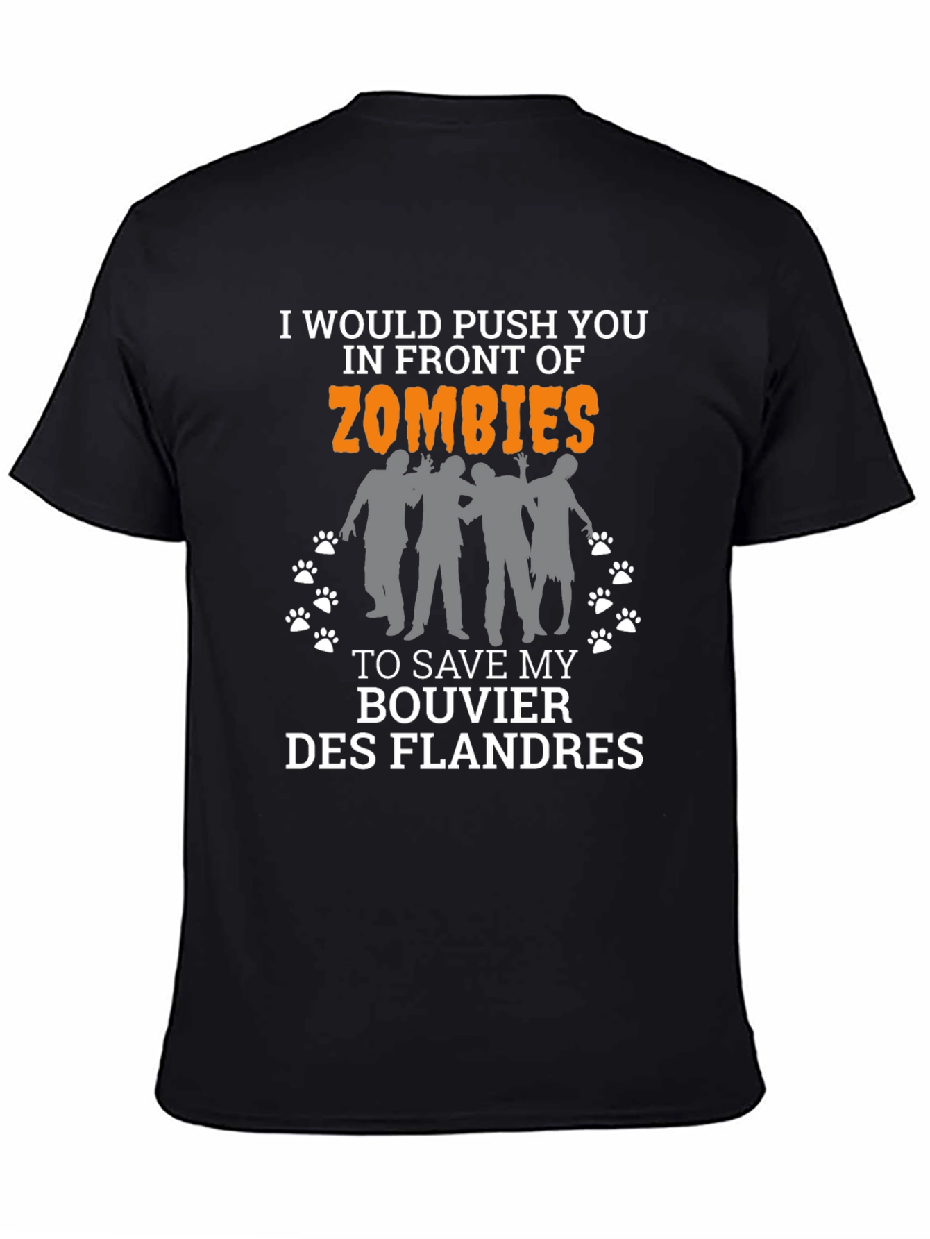 Funny Zombie Bouvier Des Flandres T-Shirt
