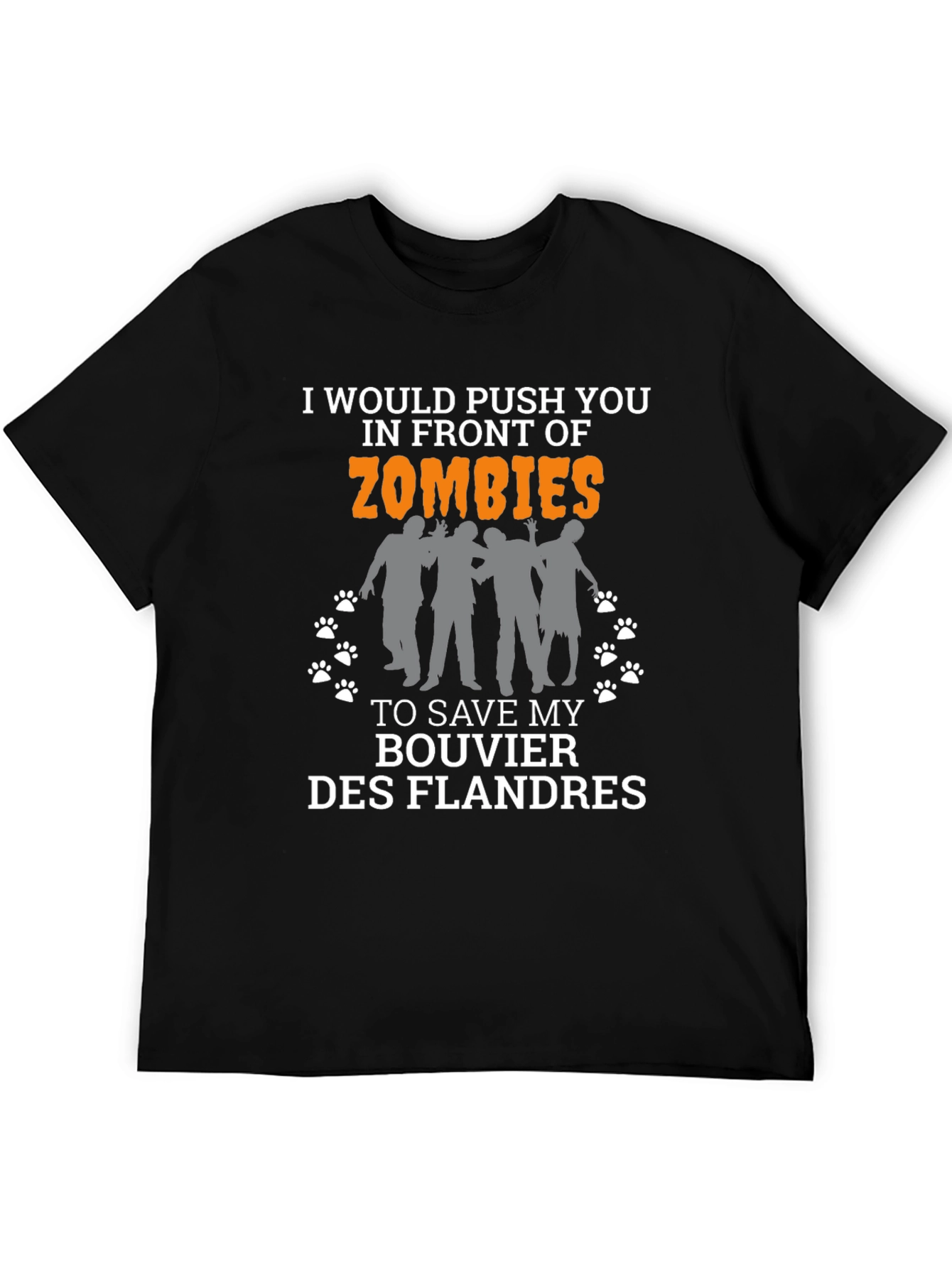 Funny Zombie Bouvier Des Flandres T-Shirt