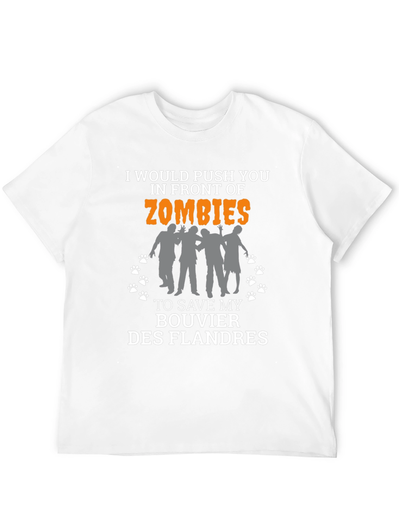 Funny Zombie Bouvier Des Flandres T-Shirt
