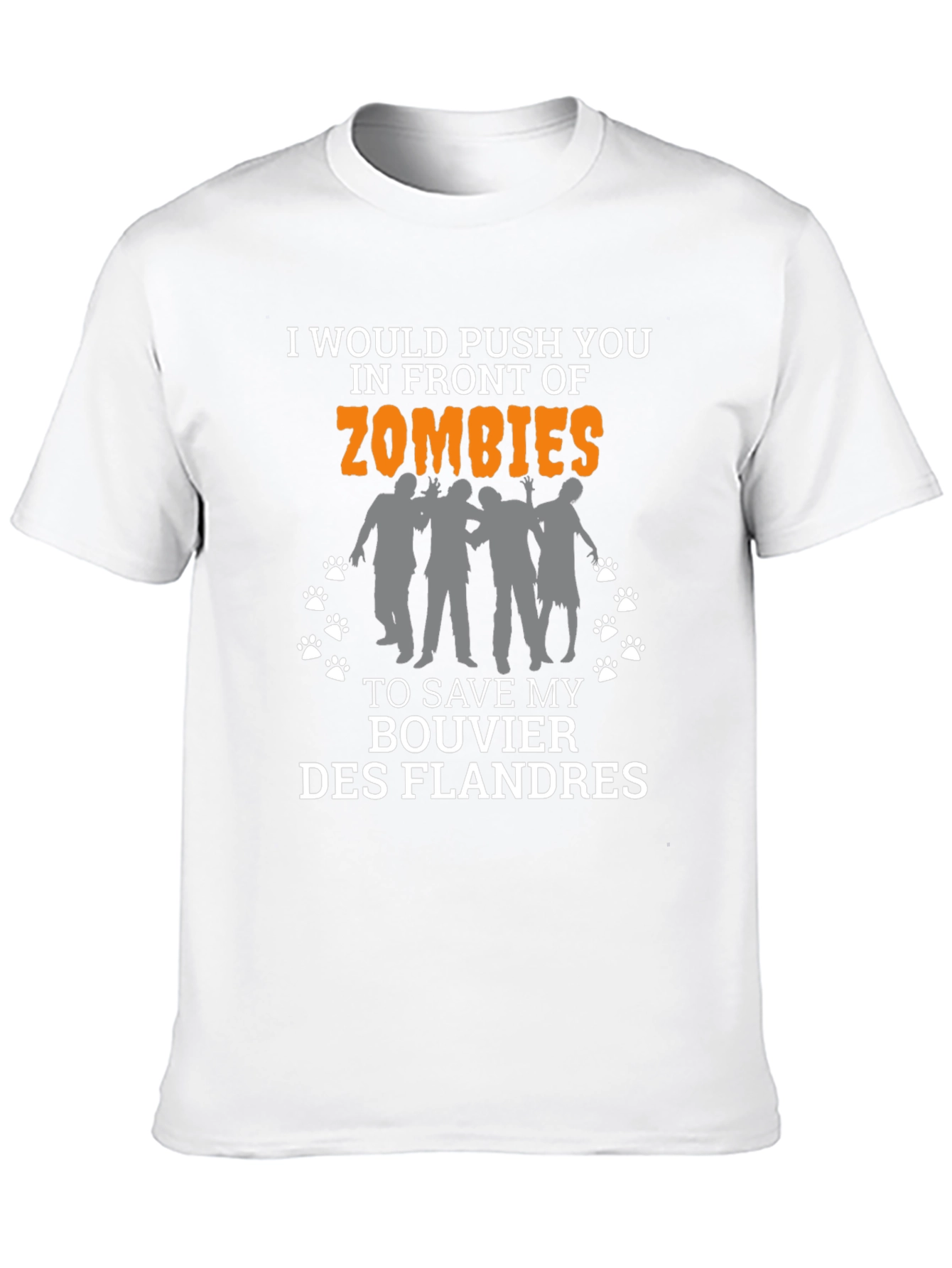 Funny Zombie Bouvier Des Flandres T-Shirt