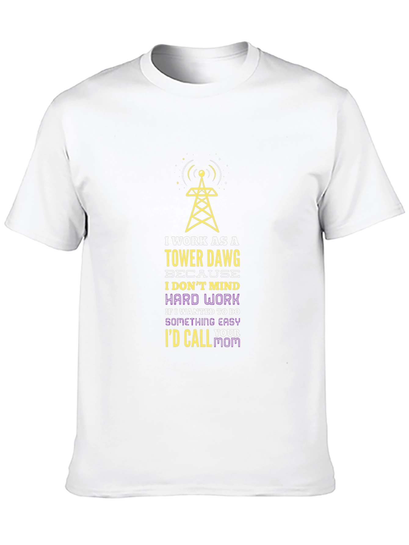Tower Dawg Graphic Tee - Funny Work Shirt