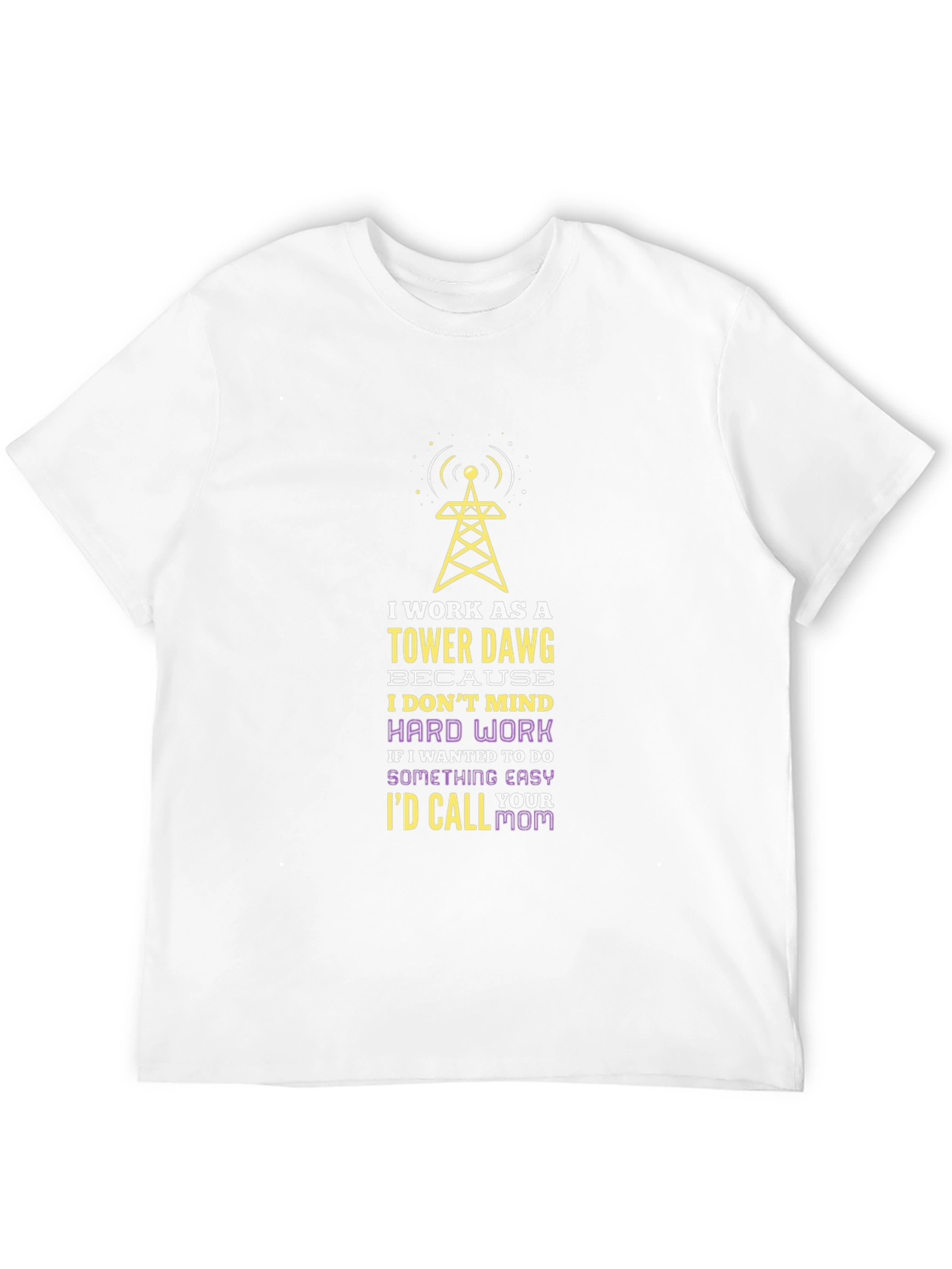 Tower Dawg Graphic Tee - Funny Work Shirt