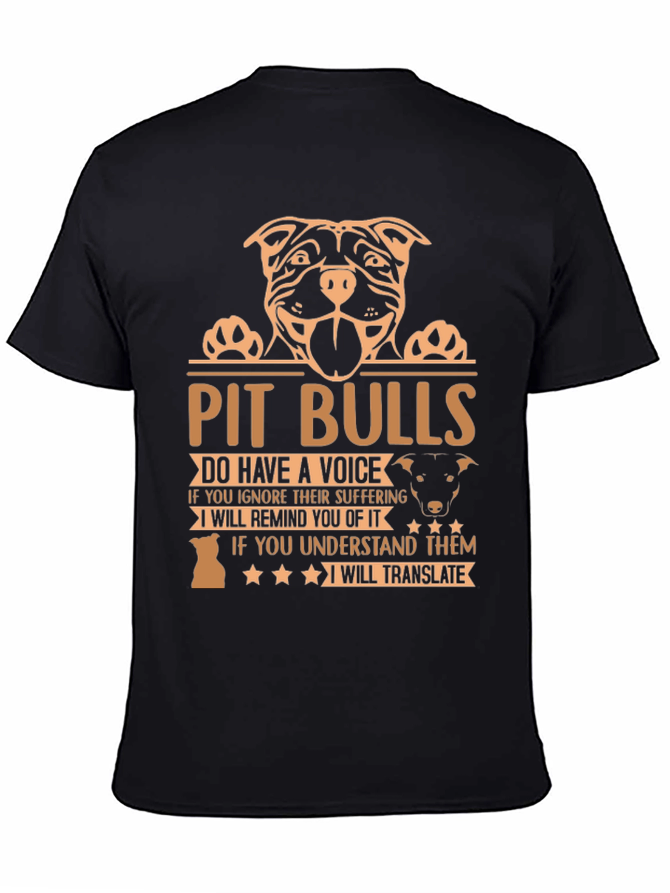 Pitbulls Do Have a Voice Graphic T-Shirt