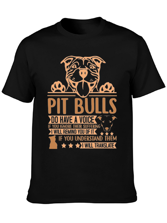 Pitbulls Do Have a Voice Graphic T-Shirt