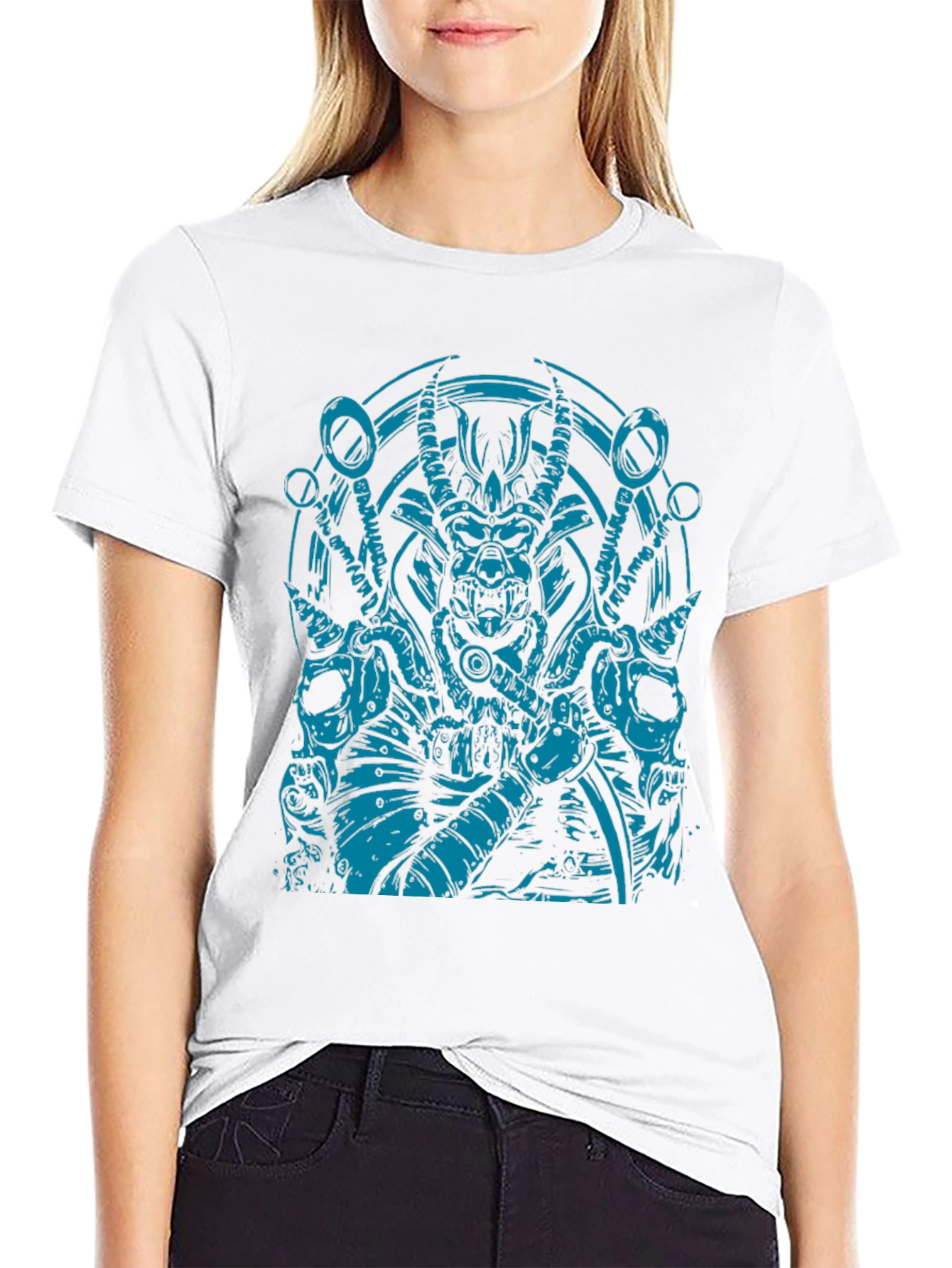 Samurai Graphic T-Shirt - Edgy Streetwear