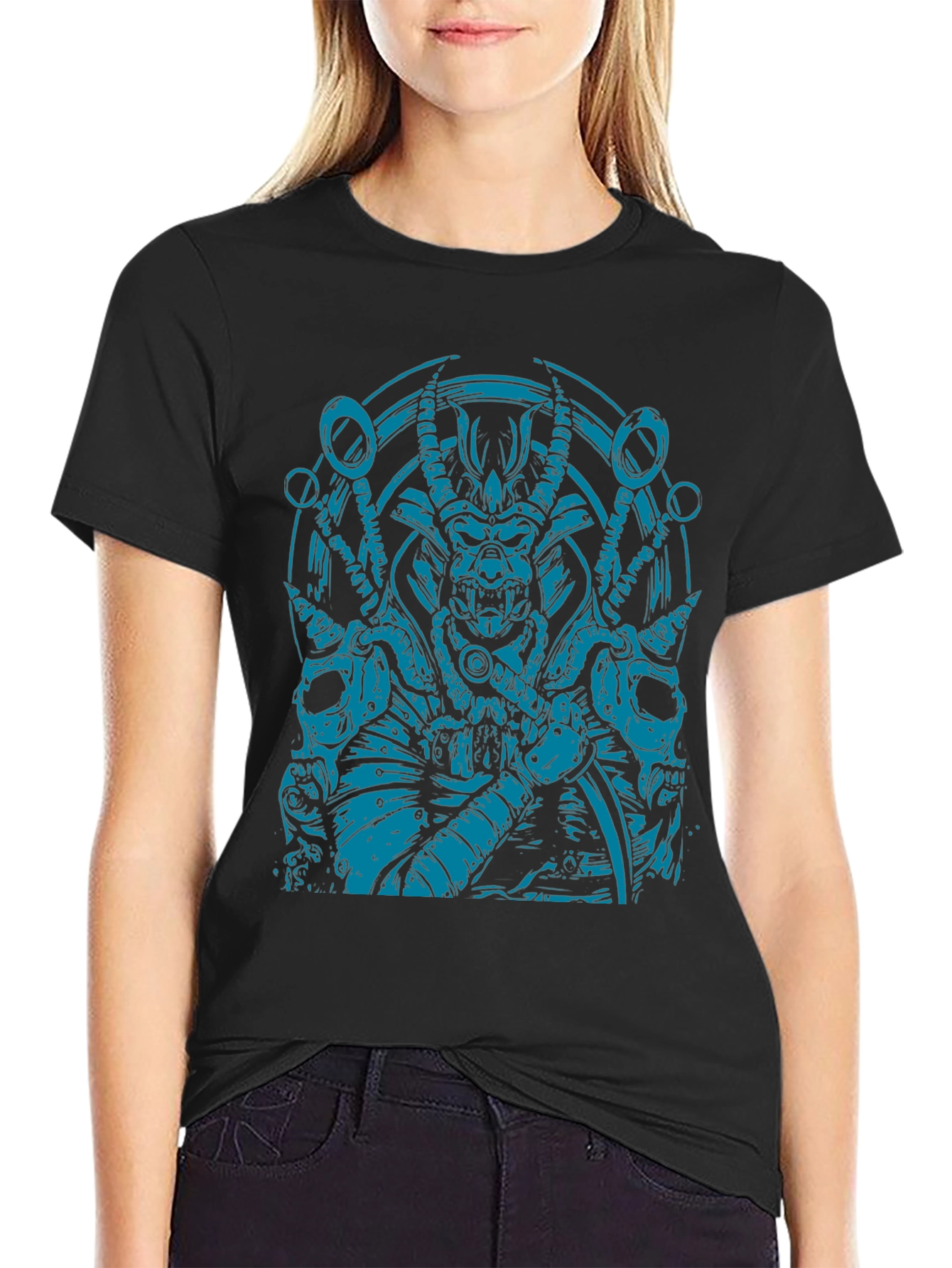 Samurai Graphic T-Shirt - Edgy Streetwear