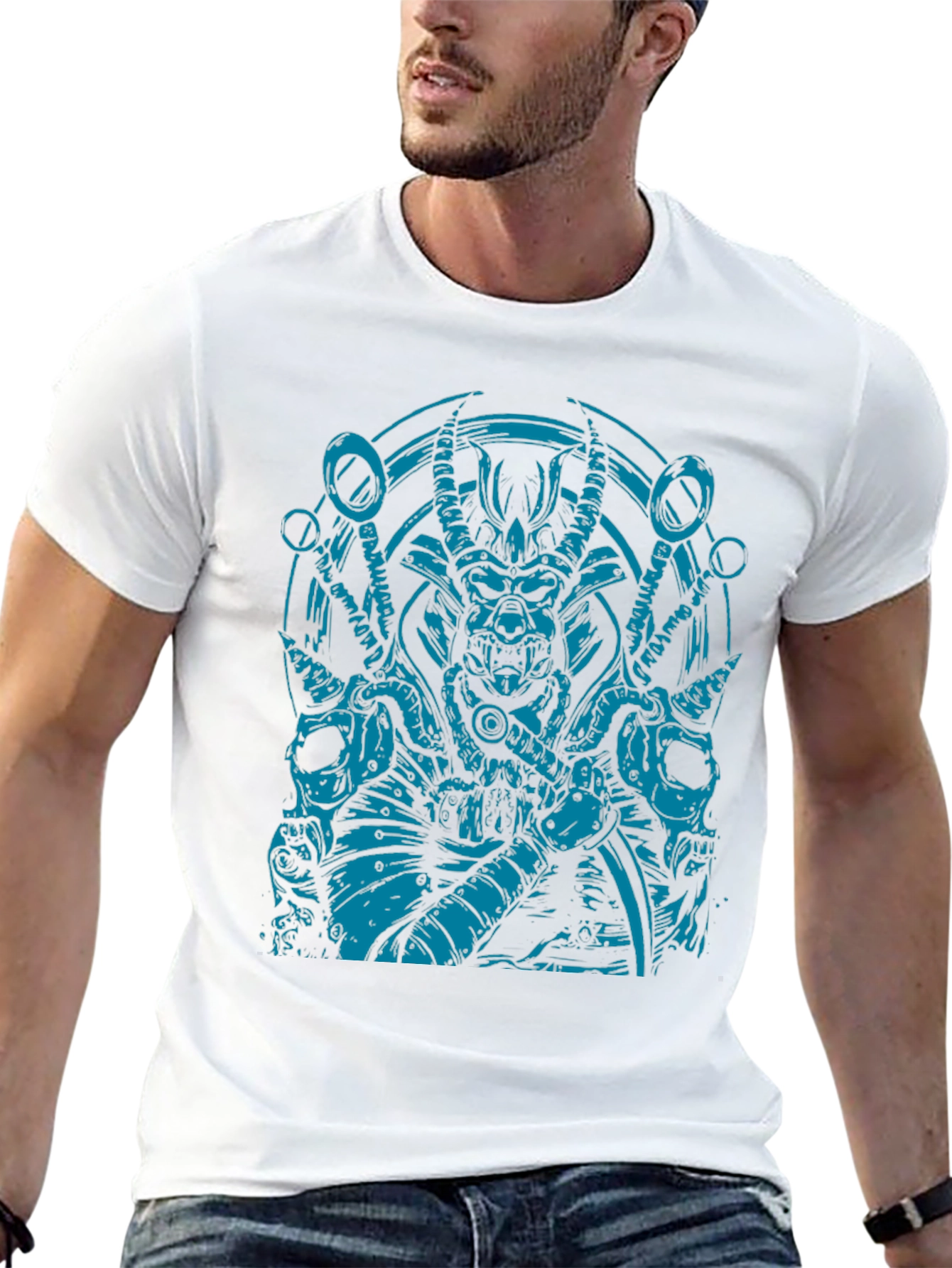 Samurai Graphic T-Shirt - Edgy Streetwear