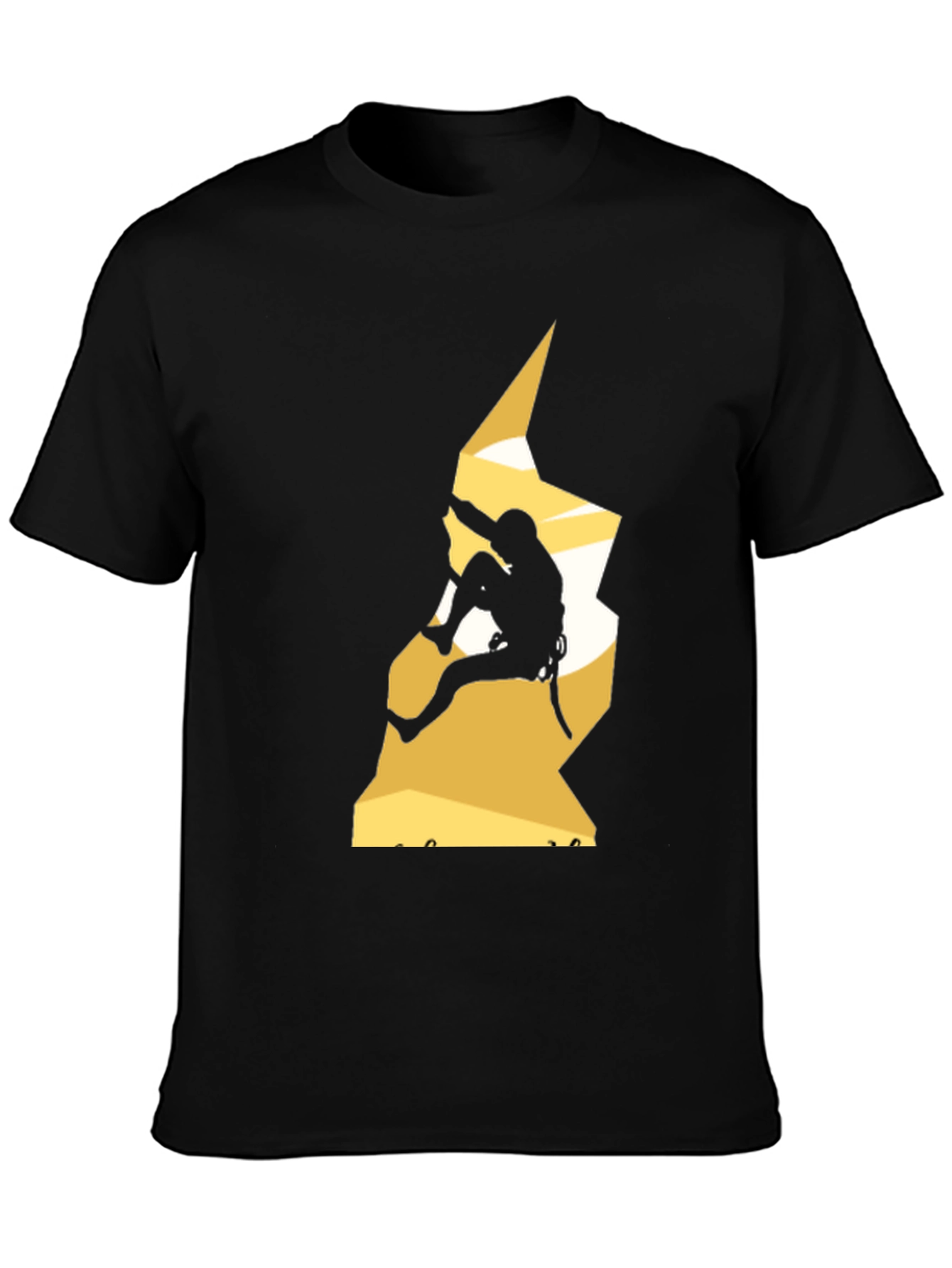 Climbing Graphic T-Shirt - Black