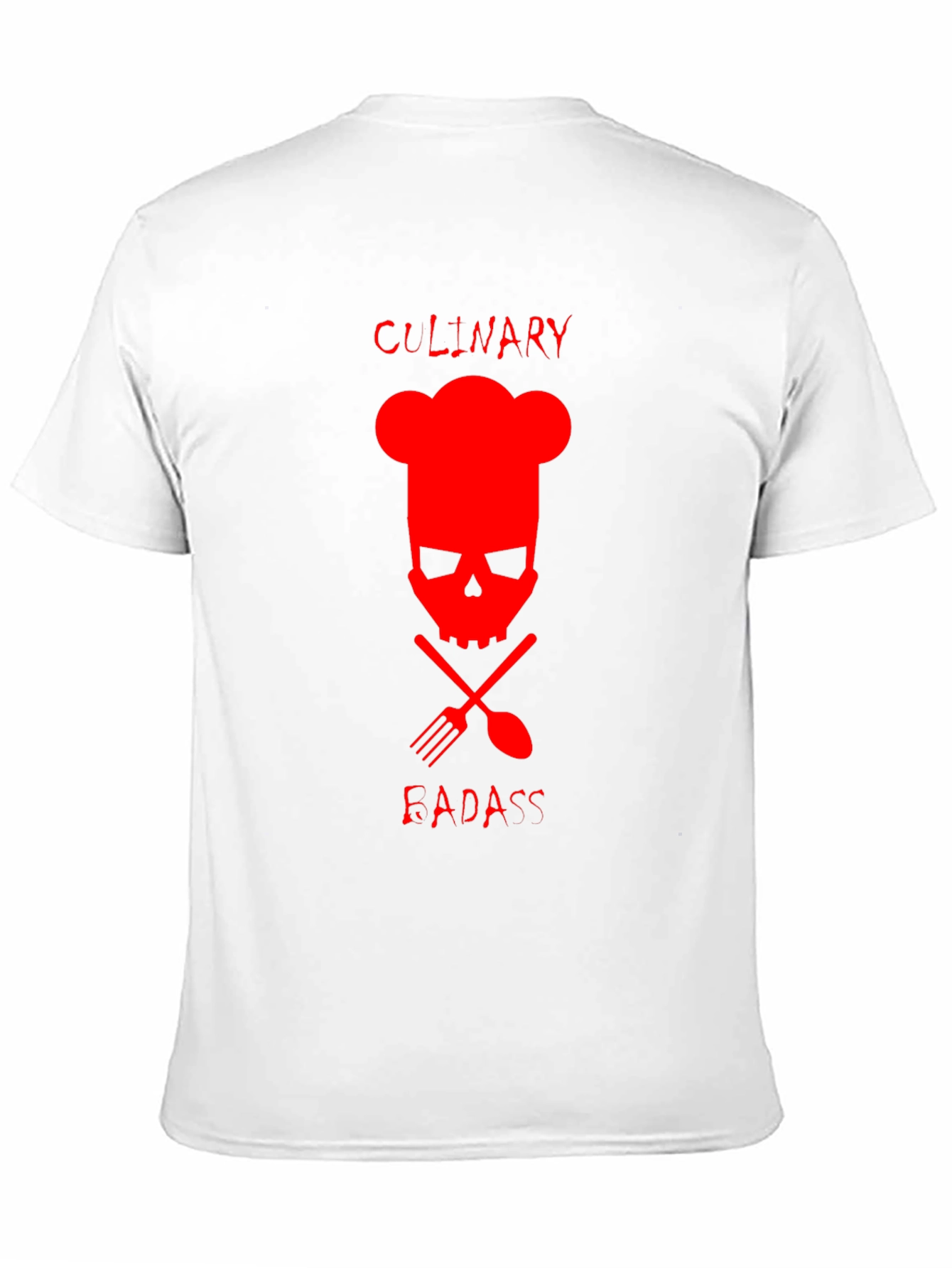 Culinary Badass Graphic Tee - Chef Skull T-Shirt