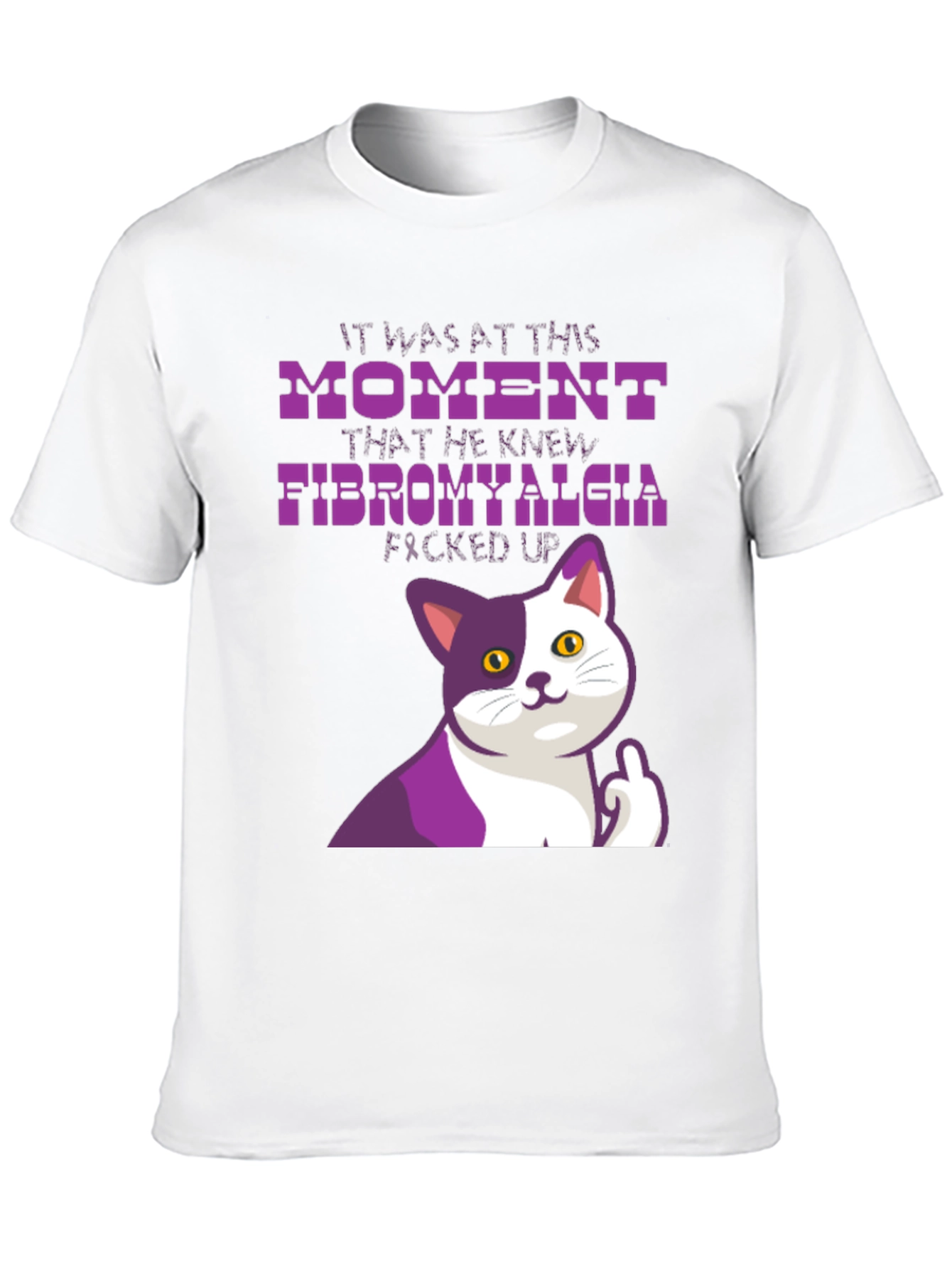 Funny Fibromyalgia Cat T-Shirt
