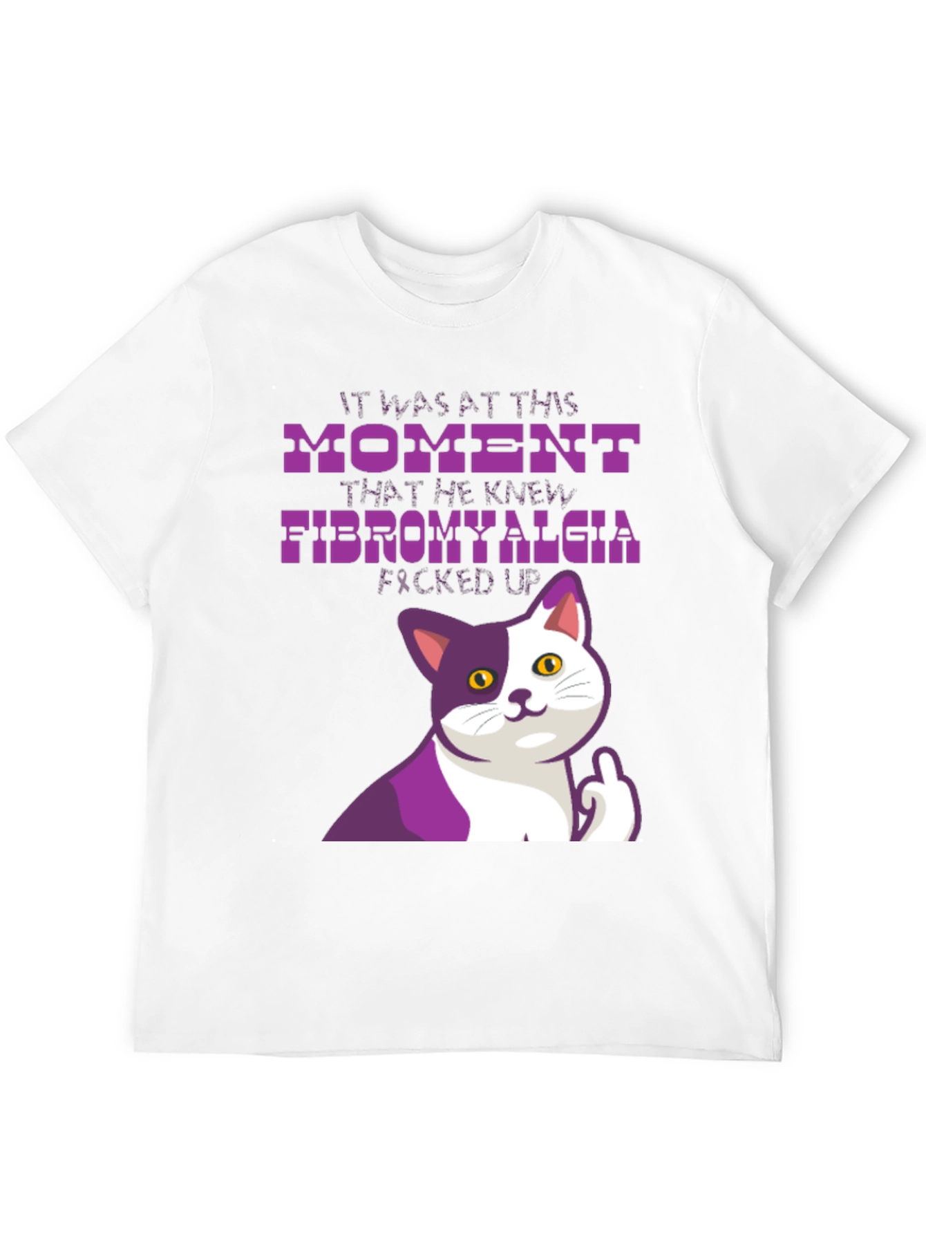 Funny Fibromyalgia Cat T-Shirt