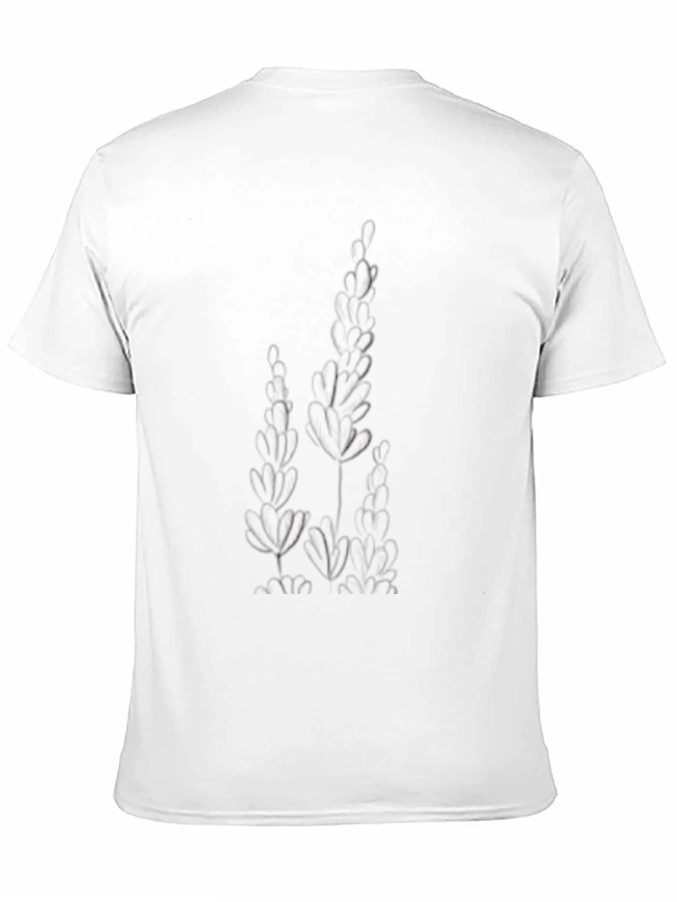 Mens Black Graphic Tee - Subtle Design