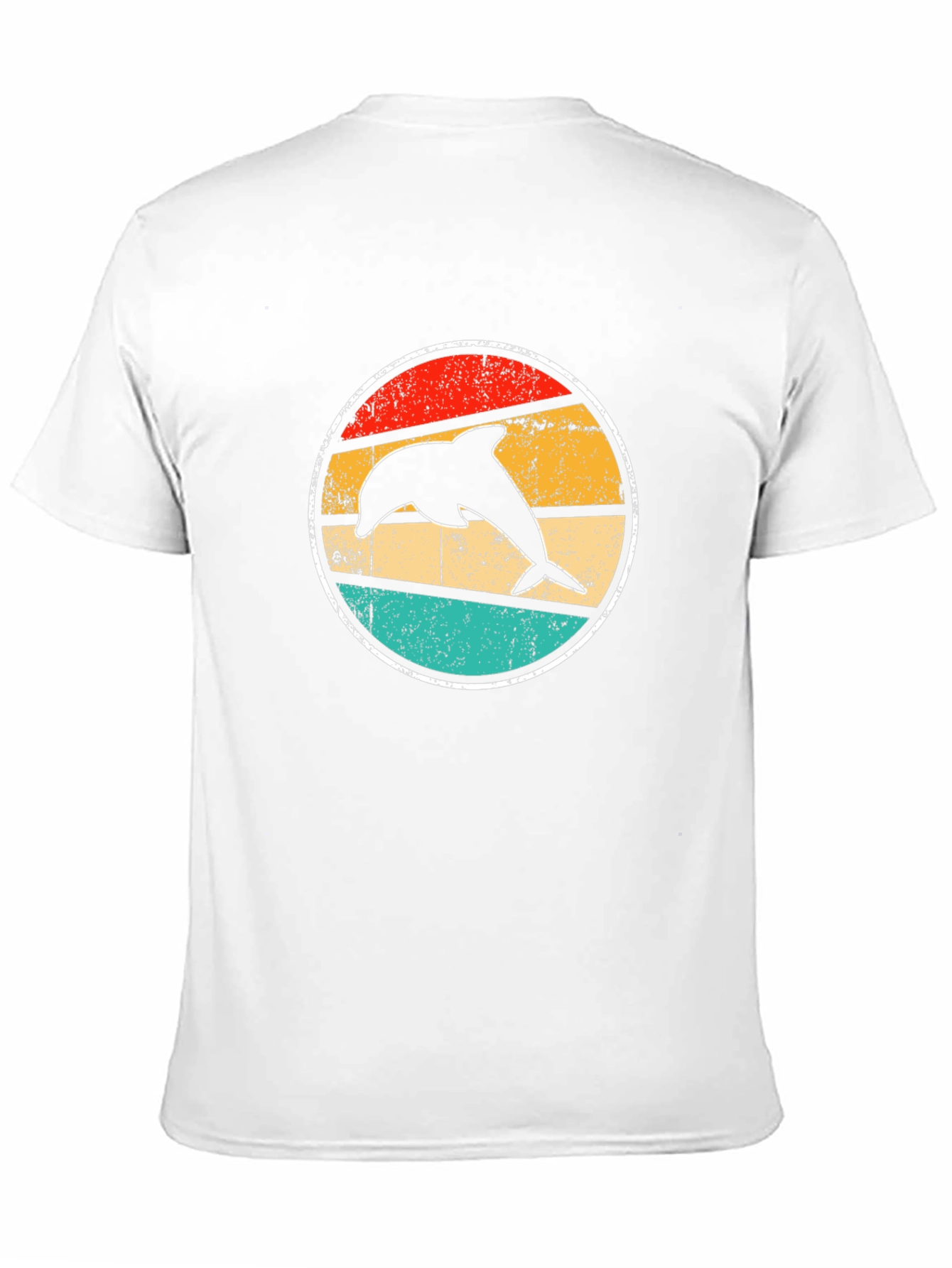 Retro Dolphin T-Shirt - Black