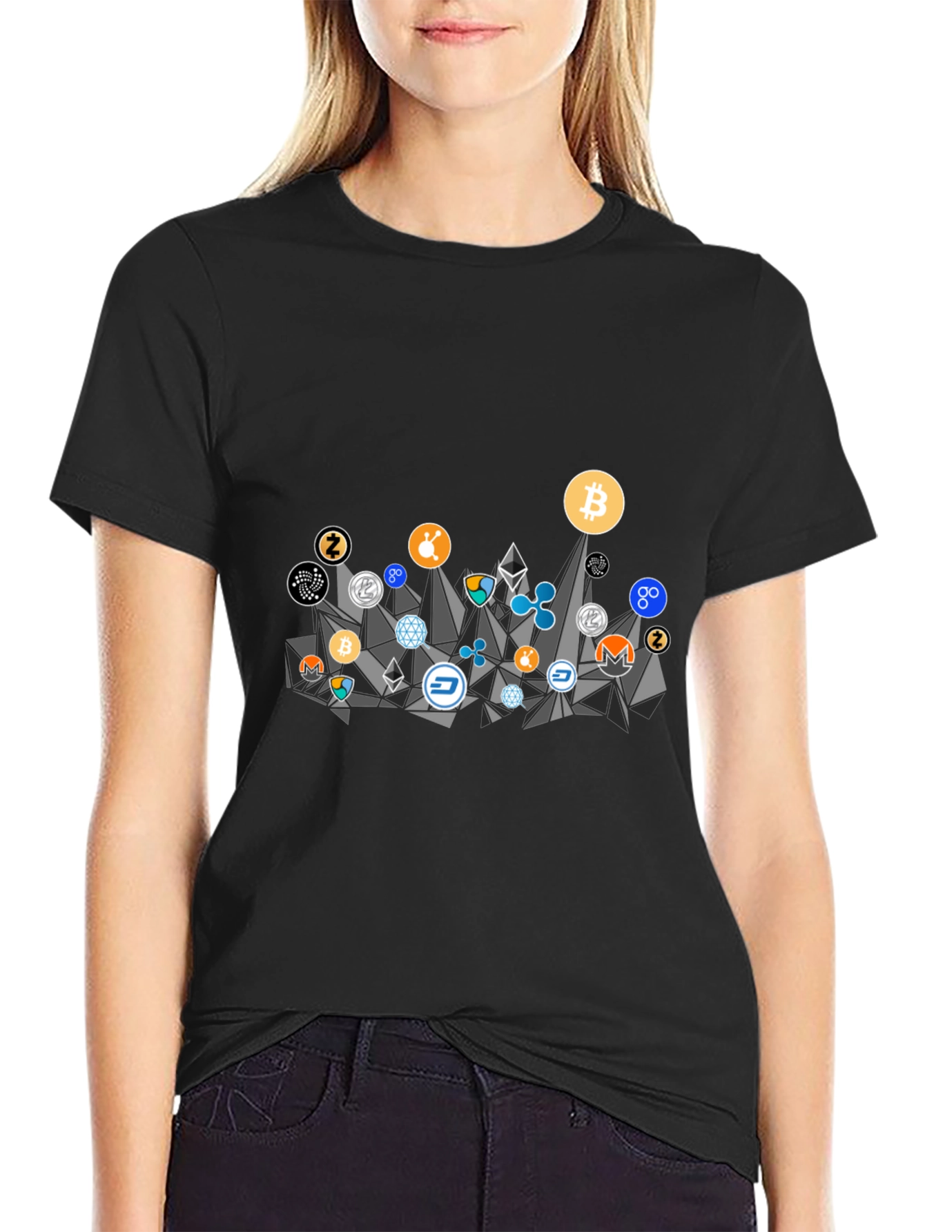 Crypto Currency Black T-Shirt