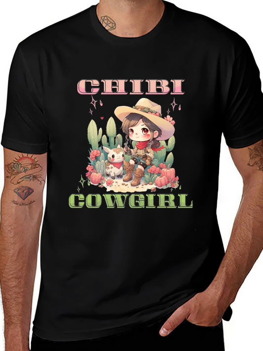 Chibi Cowgirl Graphic Tee
