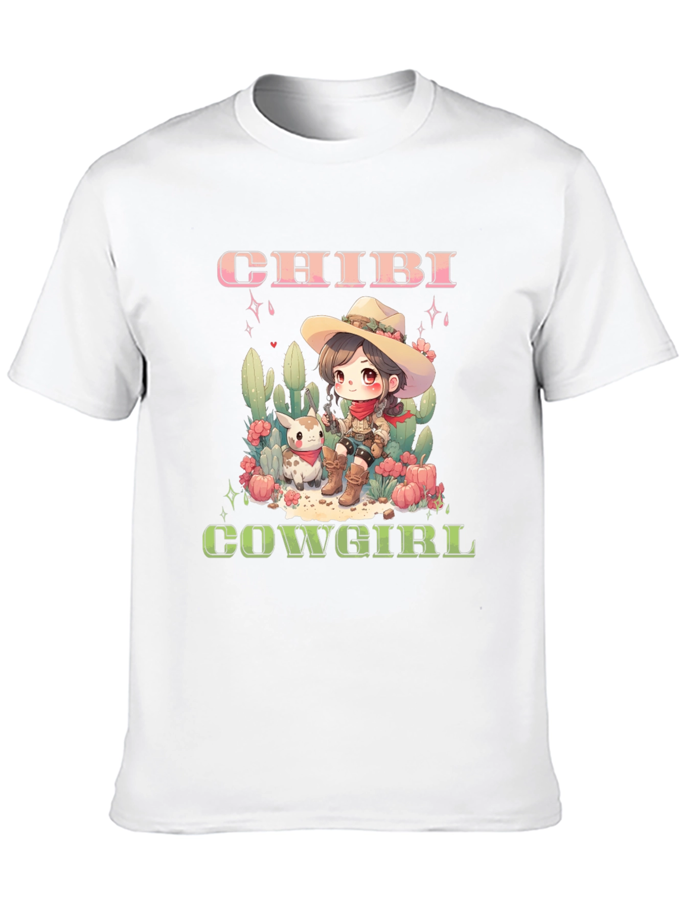 Chibi Cowgirl Graphic Tee