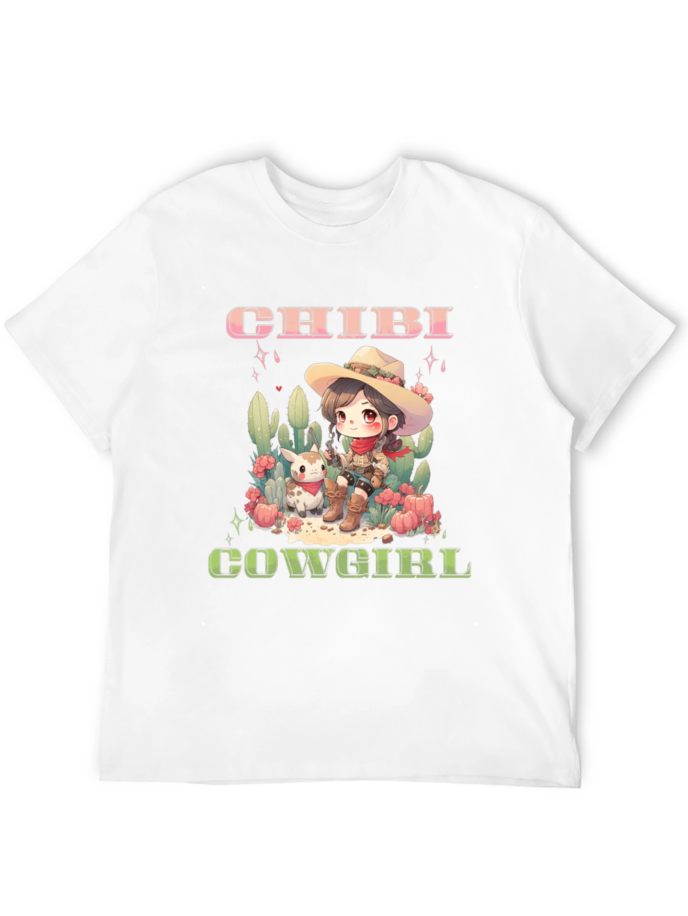 Chibi Cowgirl Graphic Tee
