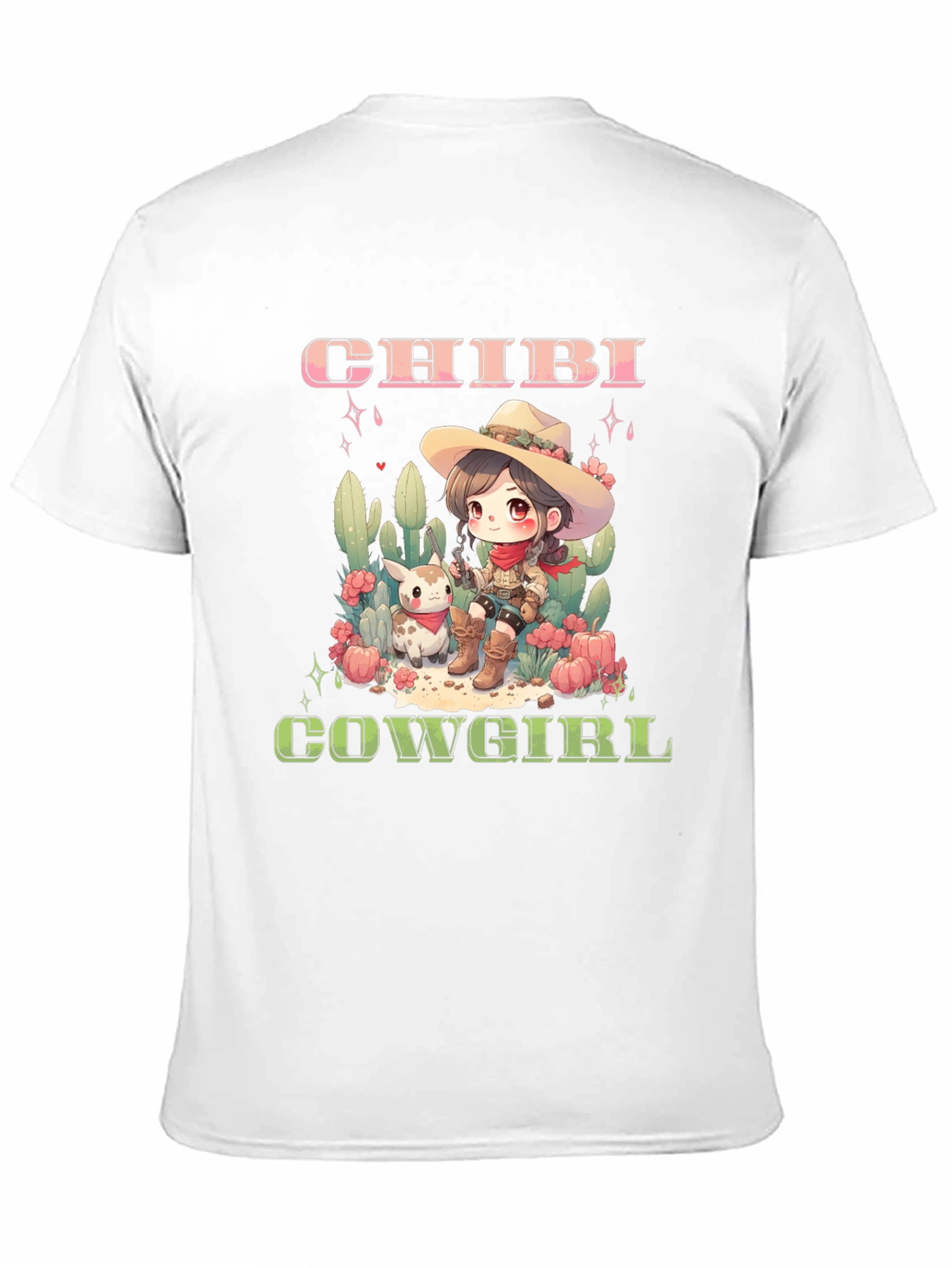 Chibi Cowgirl Graphic Tee
