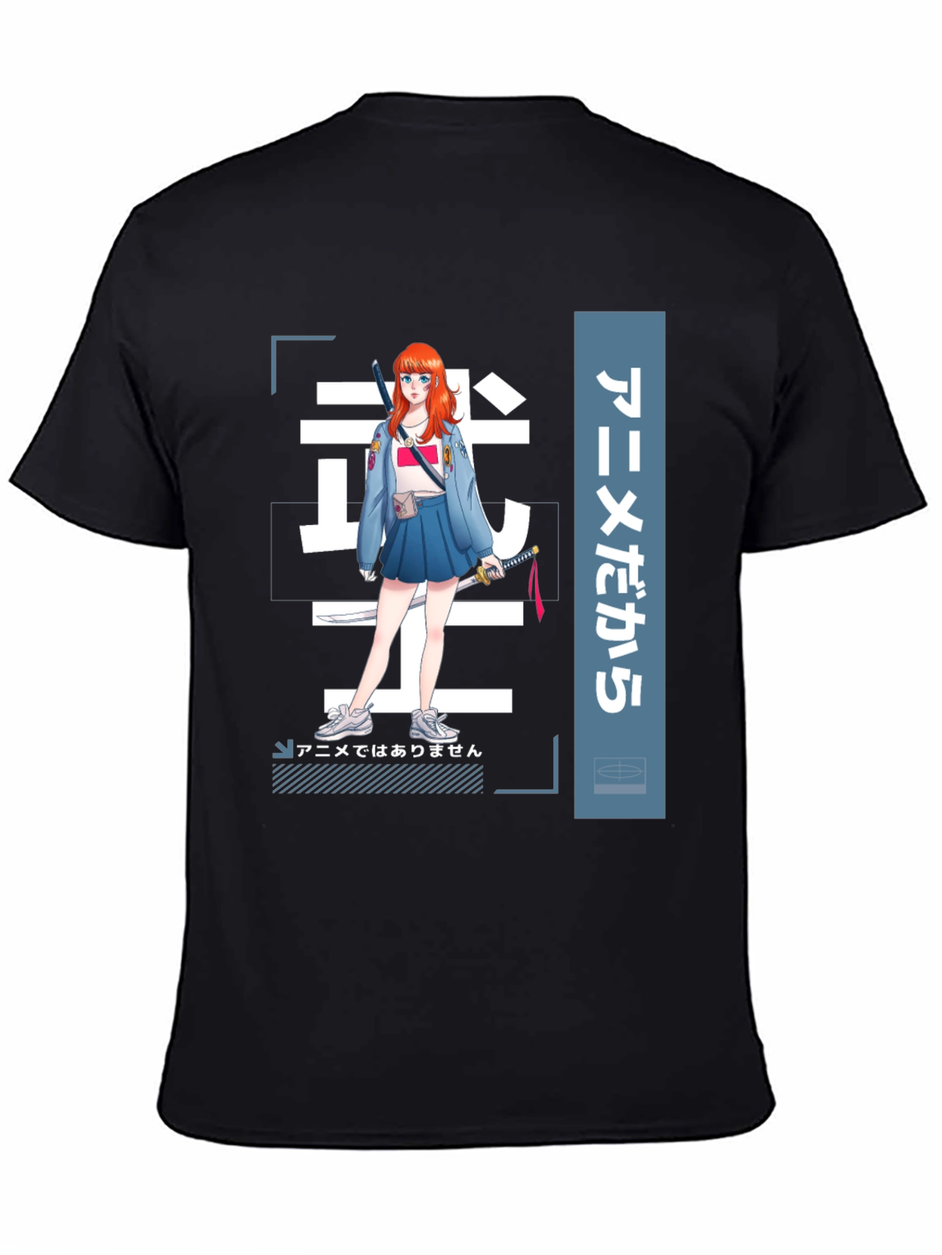 Anime Girl Graphic Tee - Stylish Manga T-Shirt