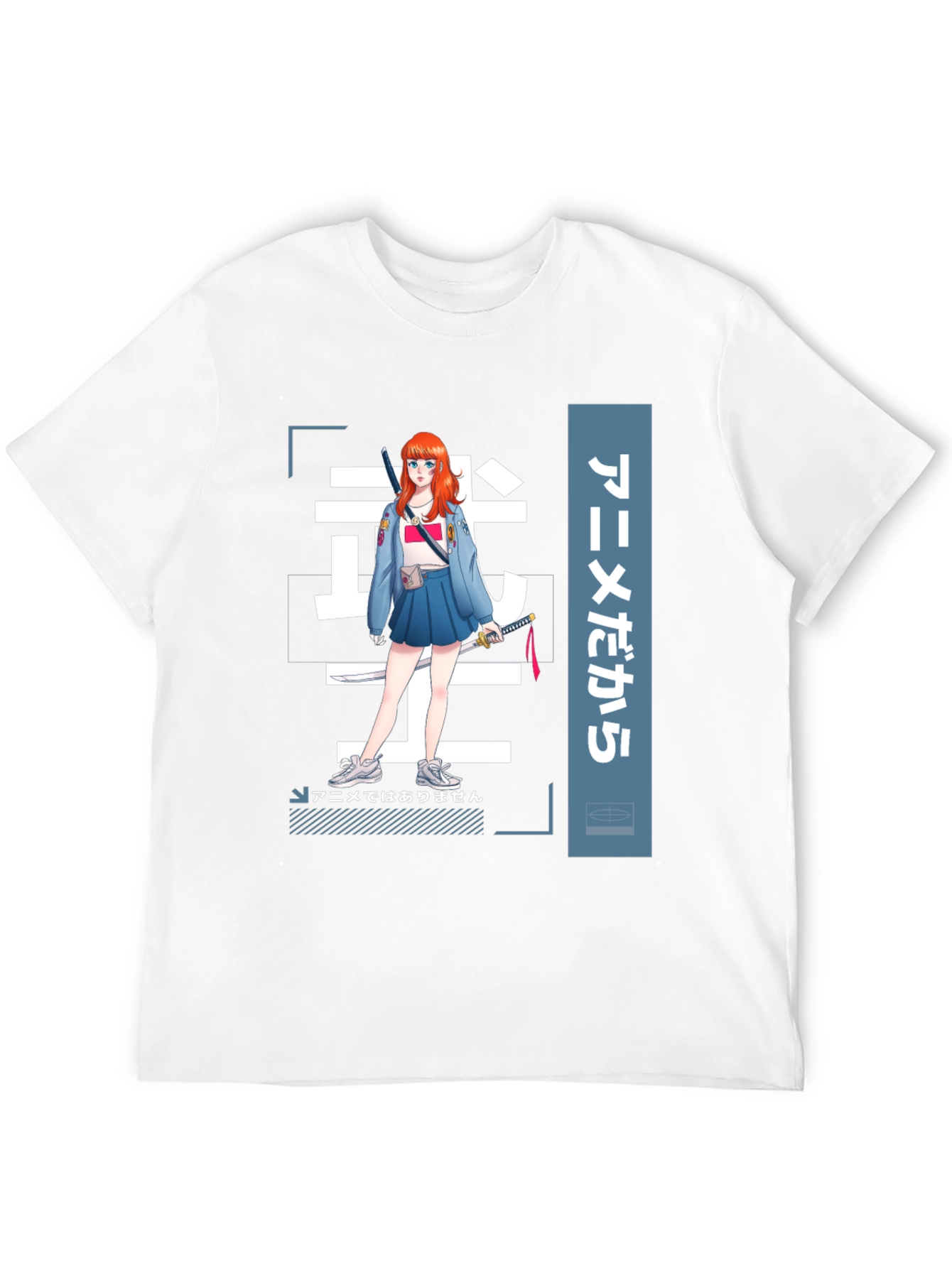 Anime Girl Graphic Tee - Stylish Manga T-Shirt