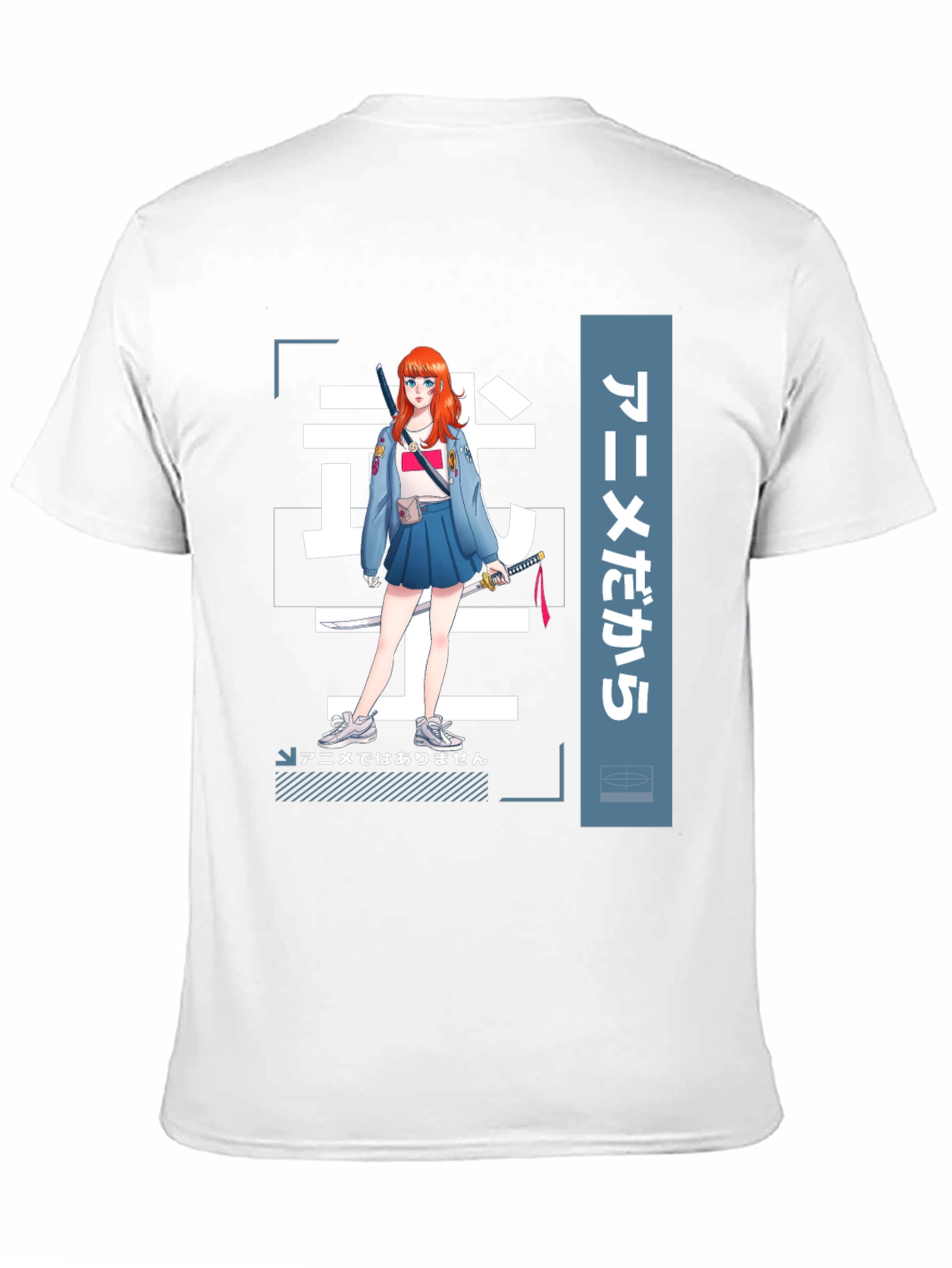 Anime Girl Graphic Tee - Stylish Manga T-Shirt