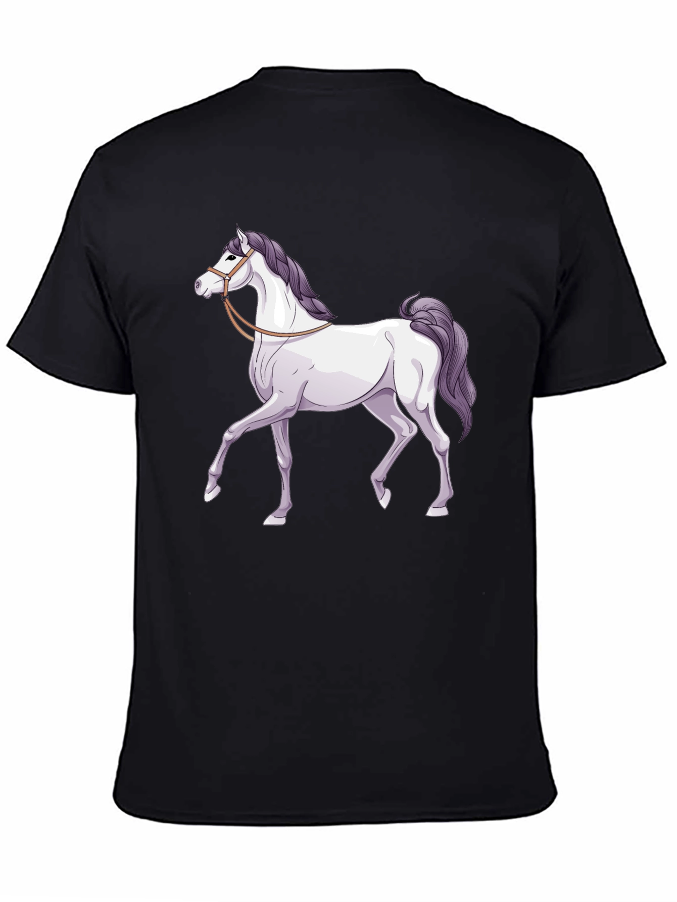 Horse Graphic T-Shirt - Classic Black