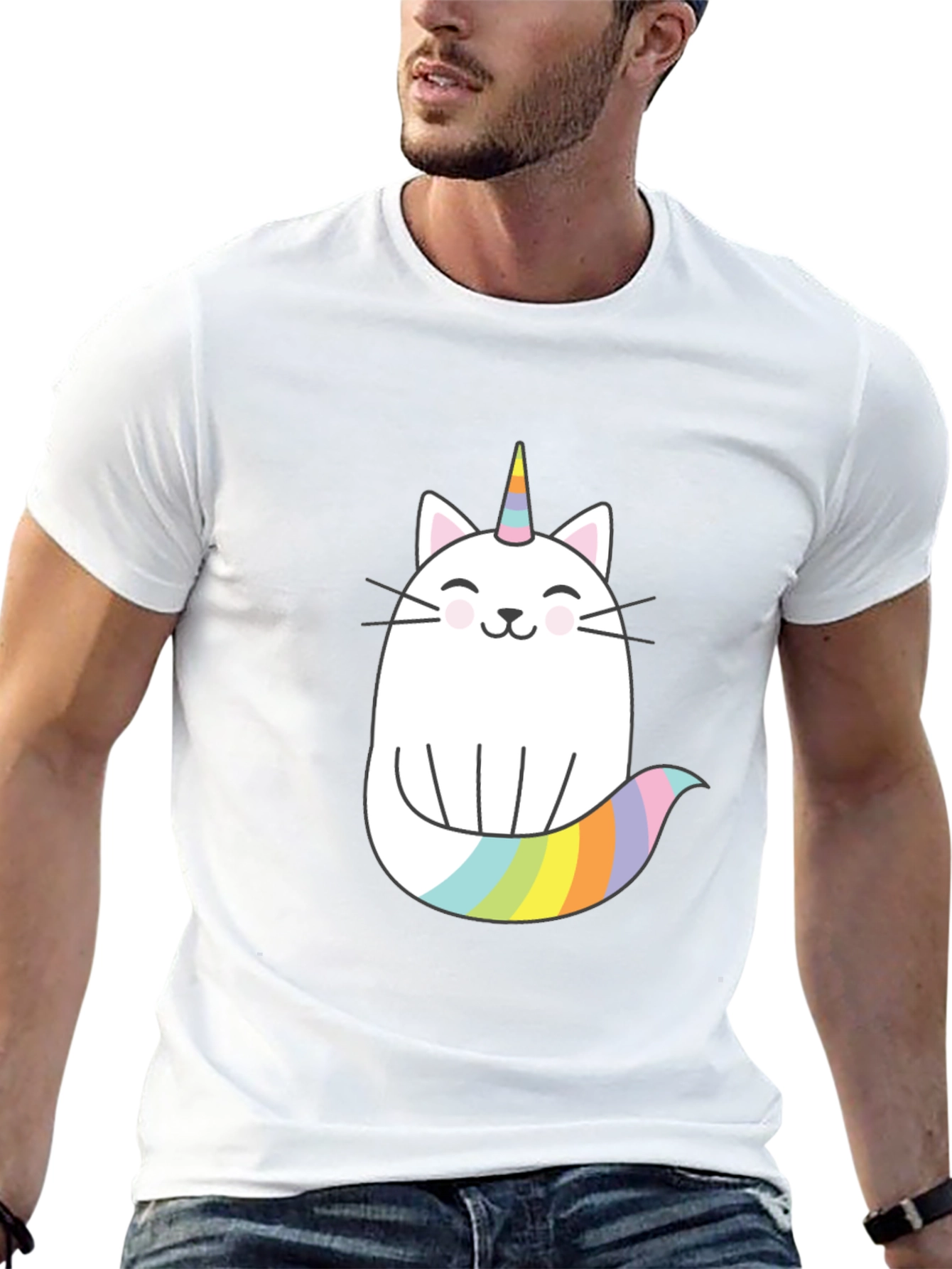 Unicat Rainbow Tail T-Shirt
