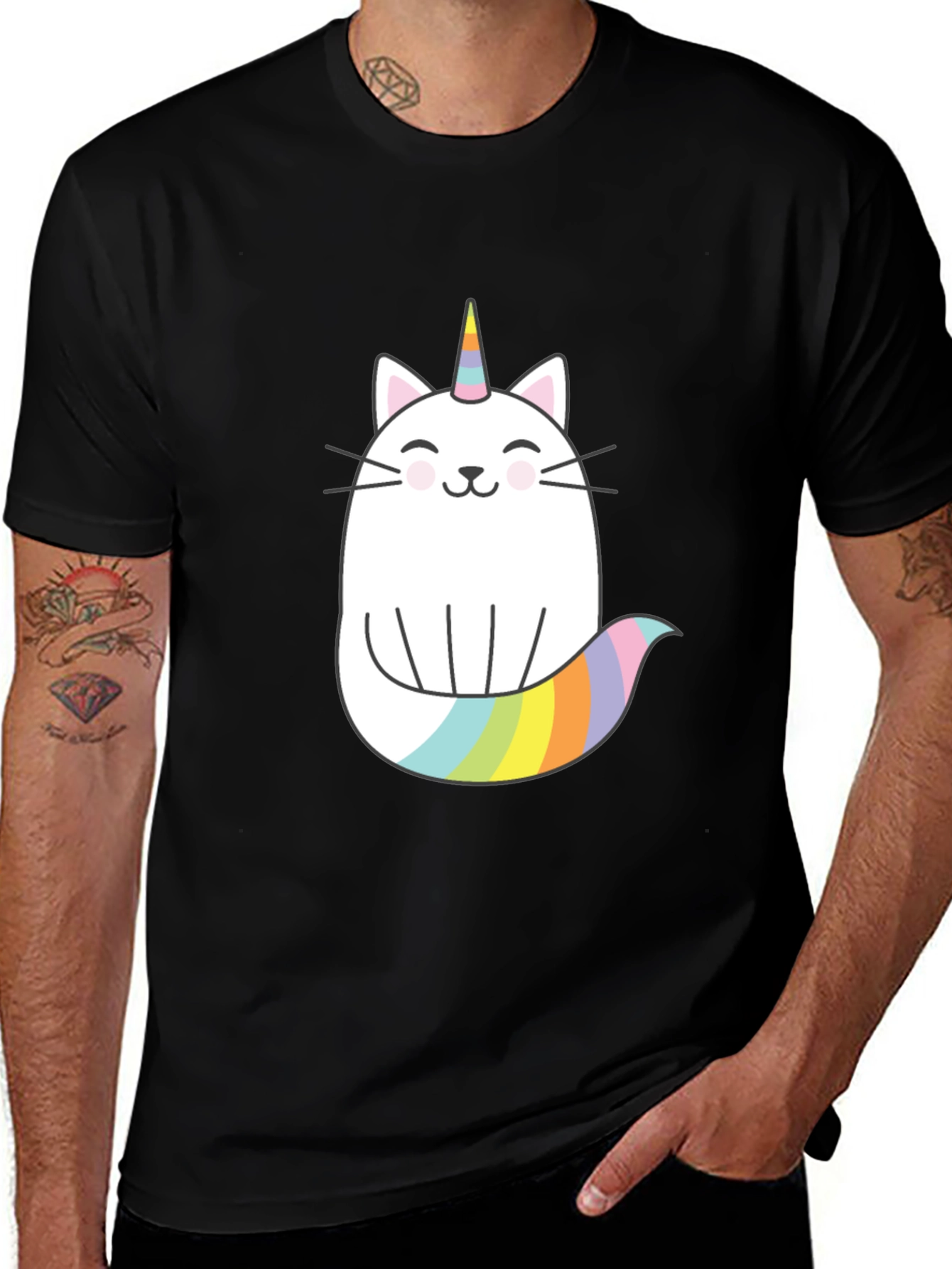 Unicat Rainbow Tail T-Shirt