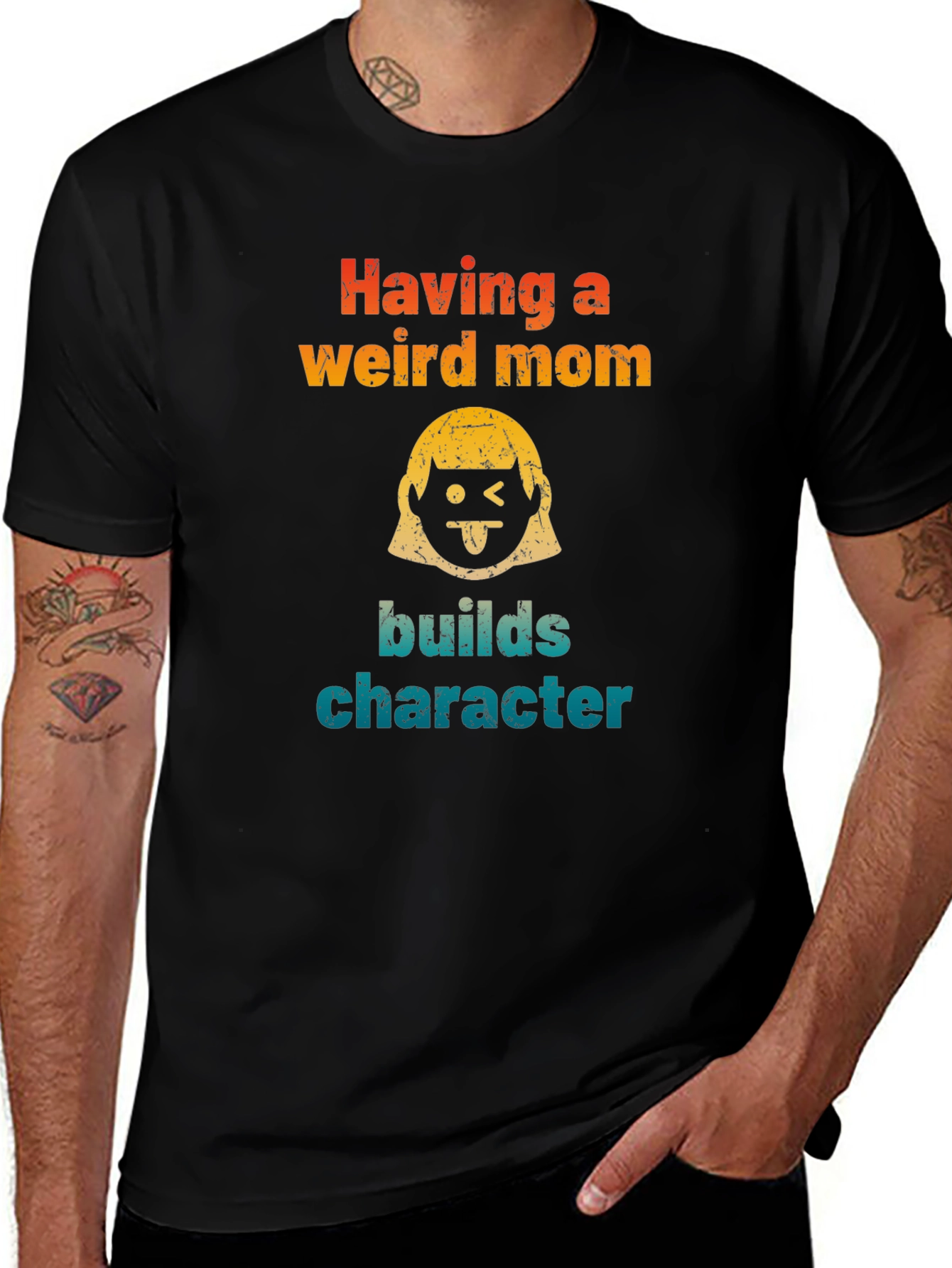 Having a Weird Mom T-Shirt - Funny Character Builder