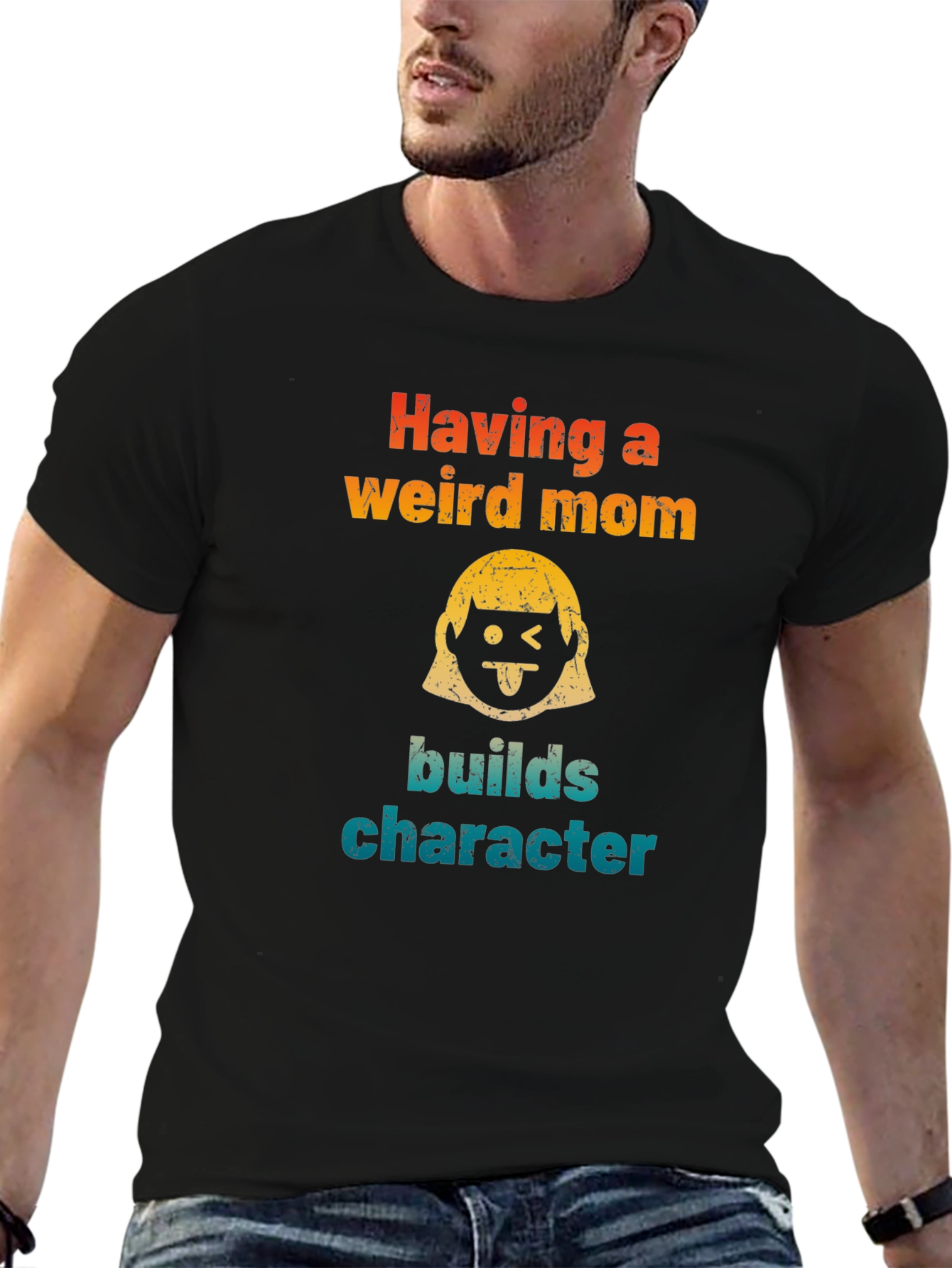 Having a Weird Mom T-Shirt - Funny Character Builder