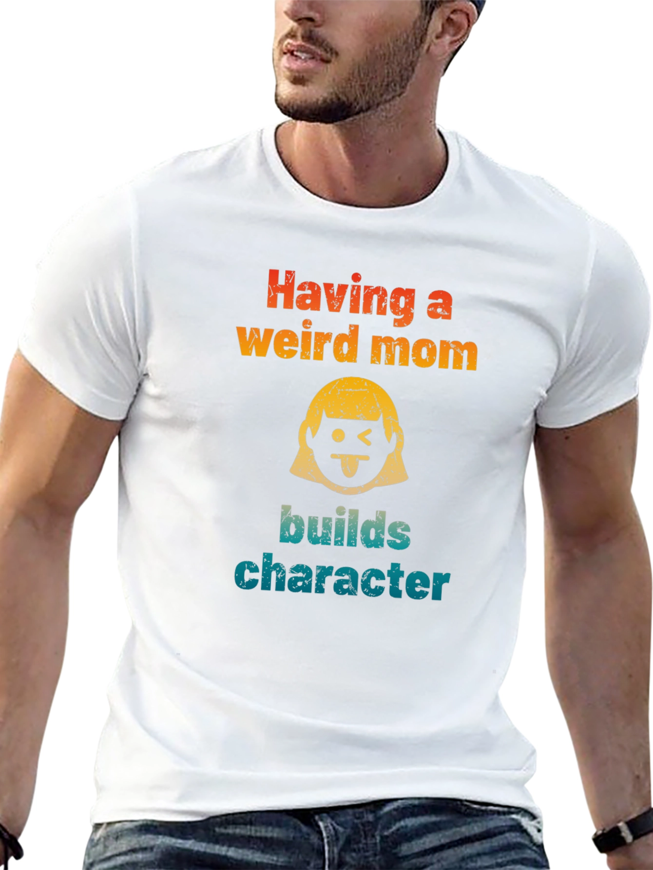 Having a Weird Mom T-Shirt - Funny Character Builder