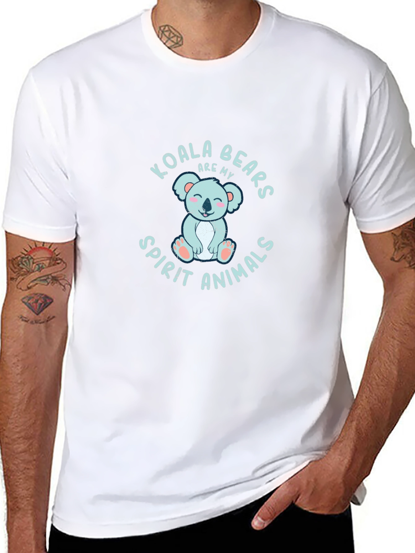 Koala Bear Spirit Animal T-Shirt - Soft Cotton Tee