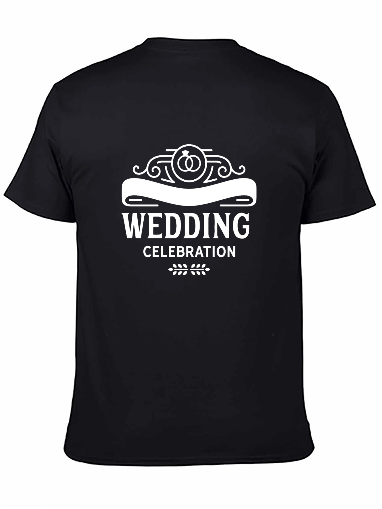 Wedding Celebration Black T-Shirt