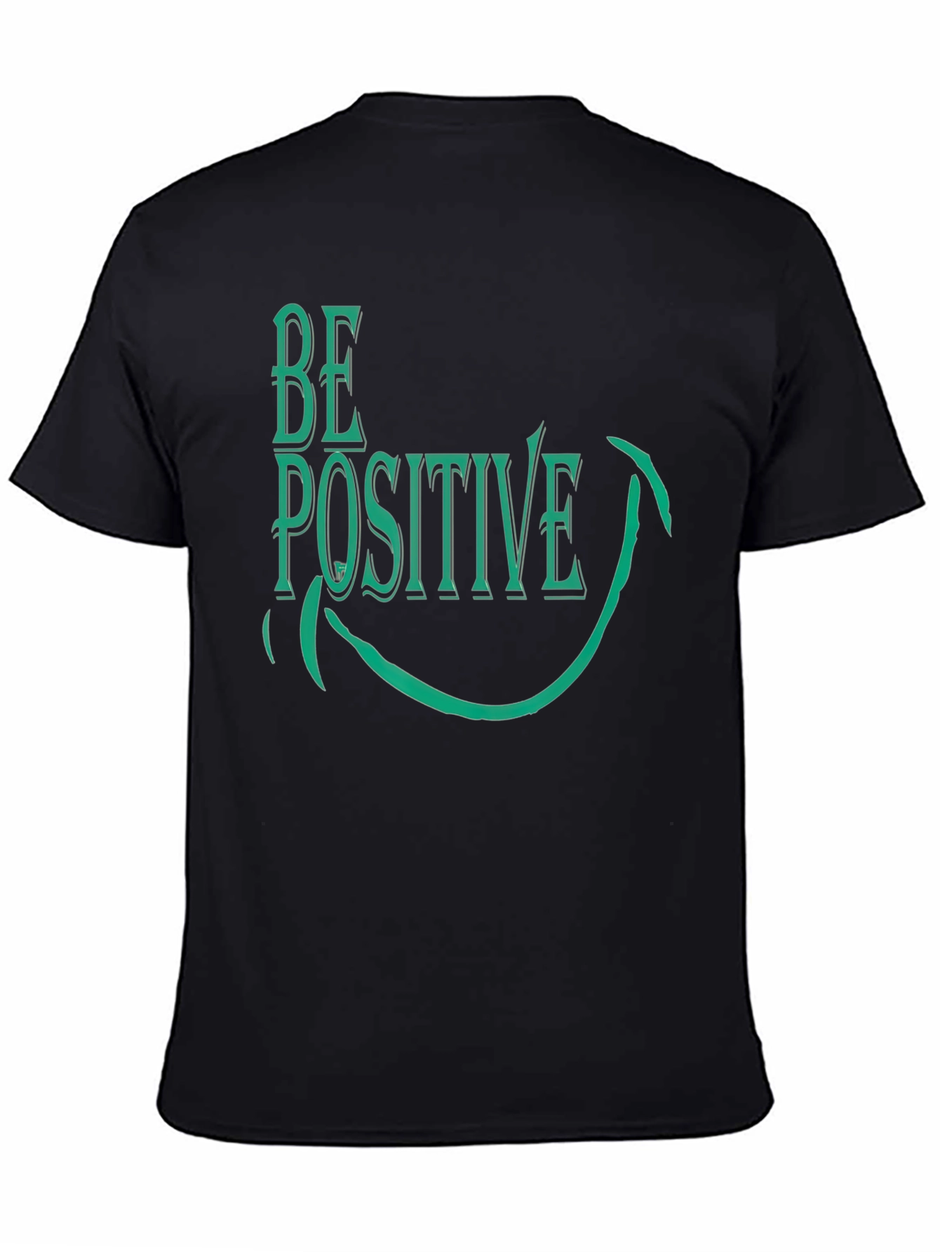 Be Positive Graphic Tee - Black