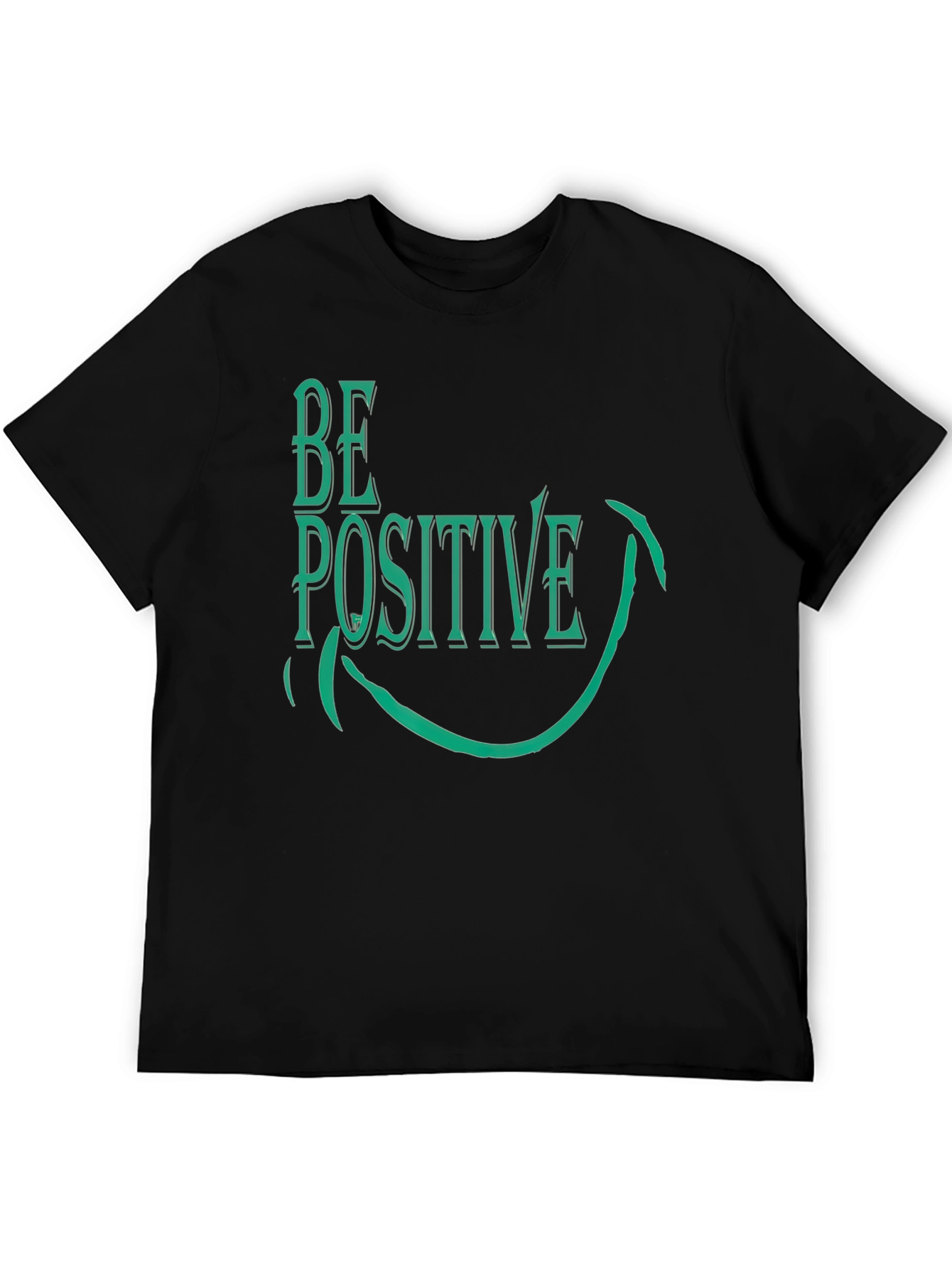 Be Positive Graphic Tee - Black